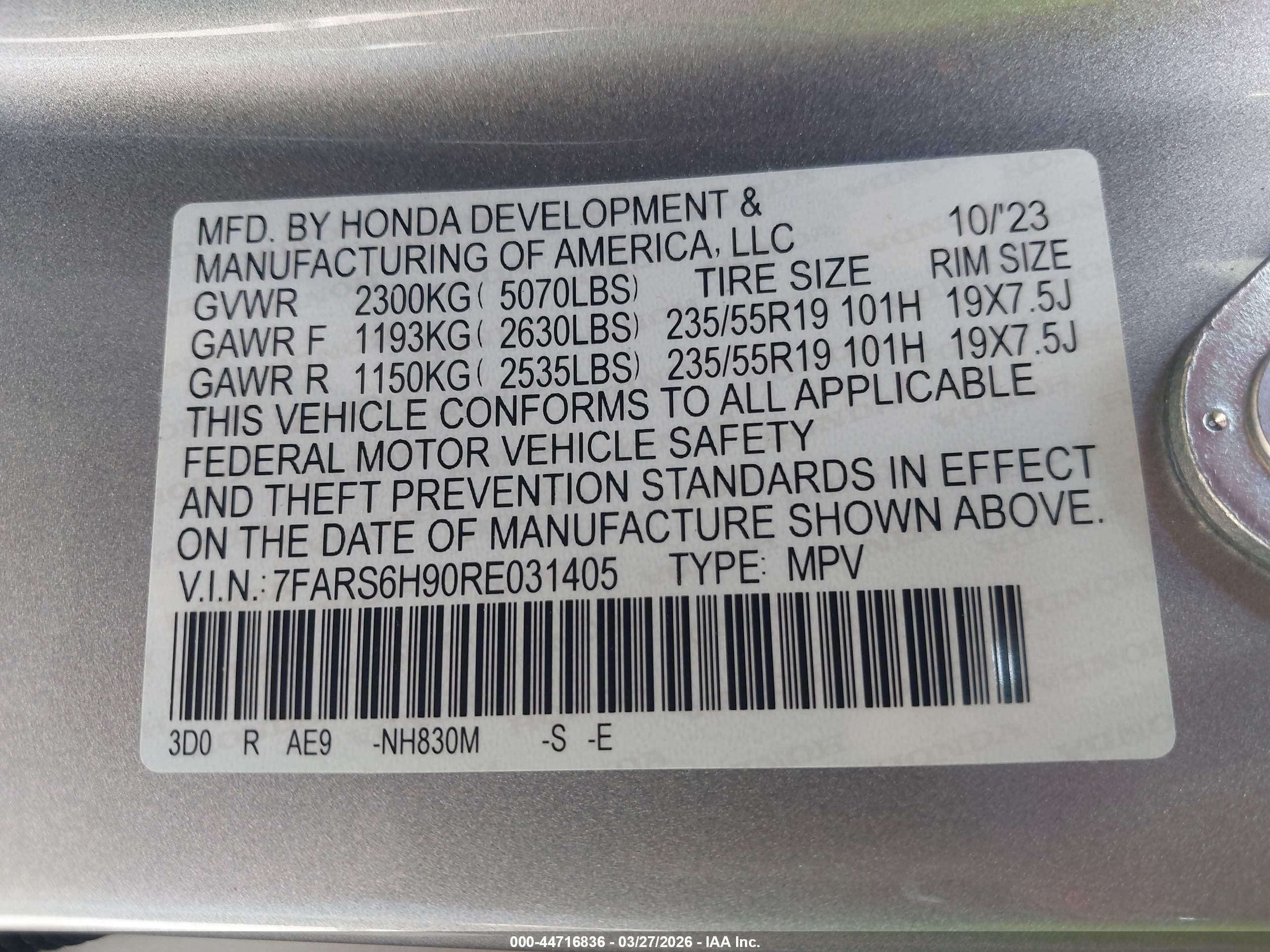 HONDA CR-V image 9