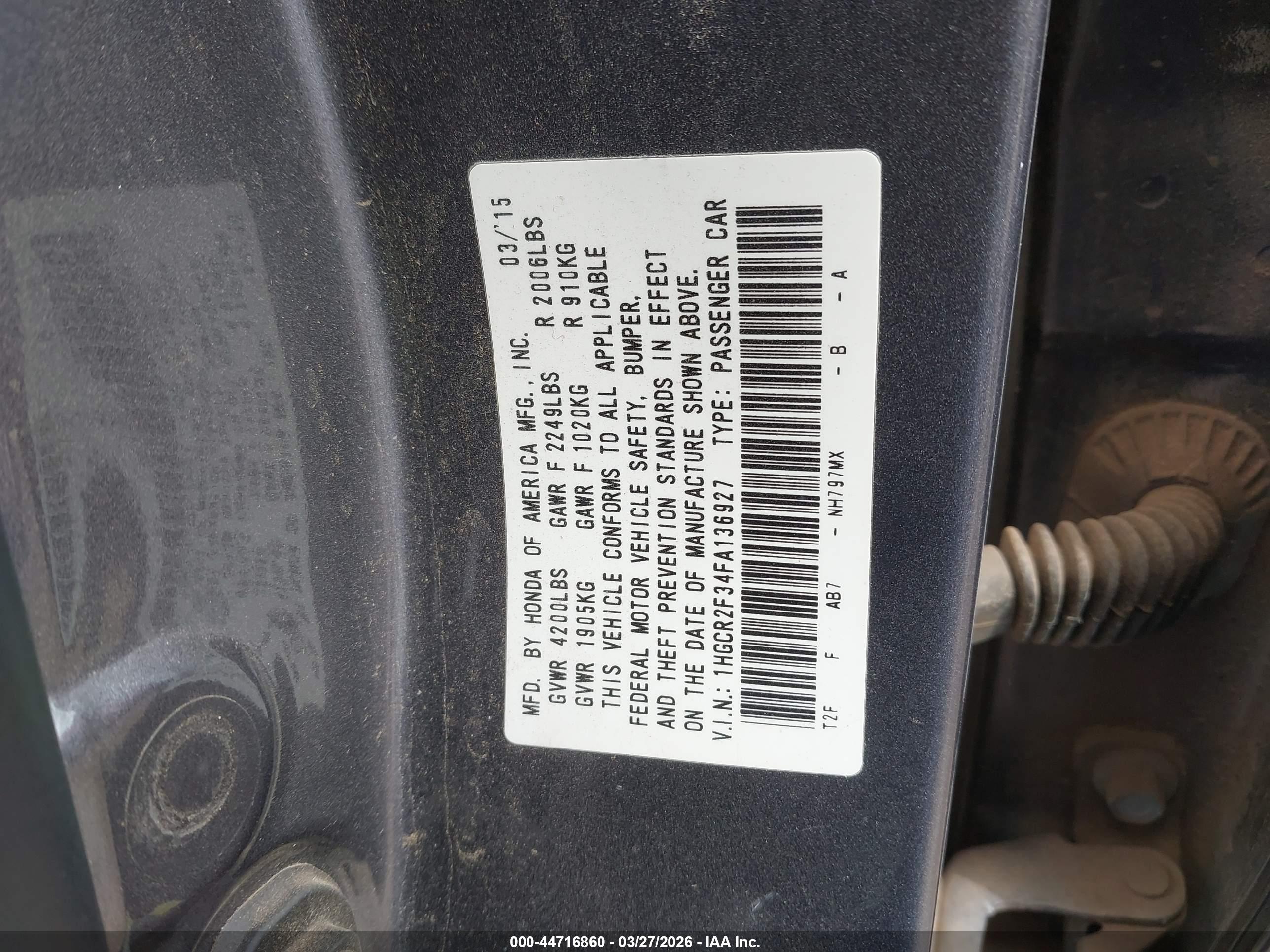 HONDA ACCORD image 9