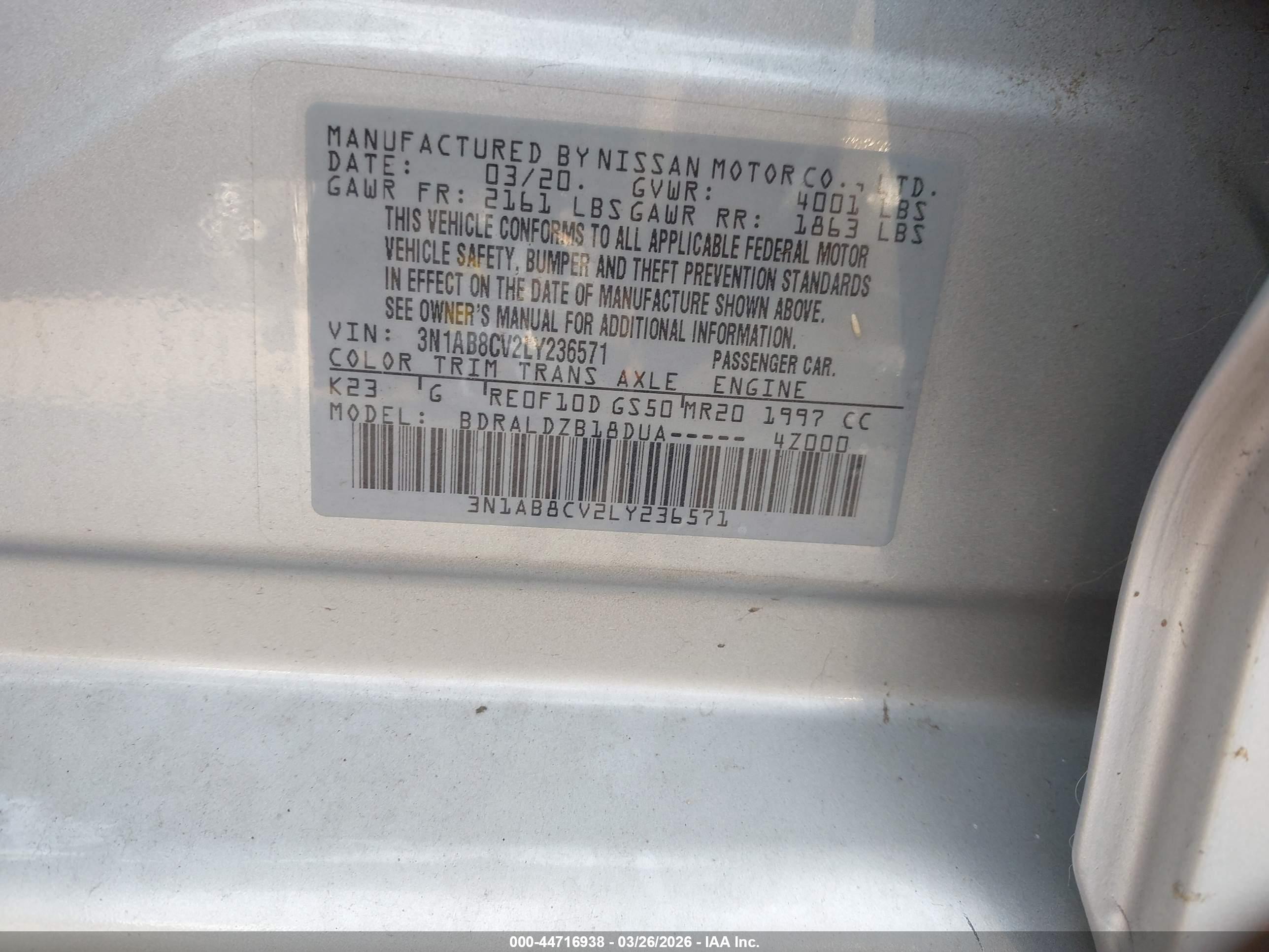 NISSAN SENTRA image 9