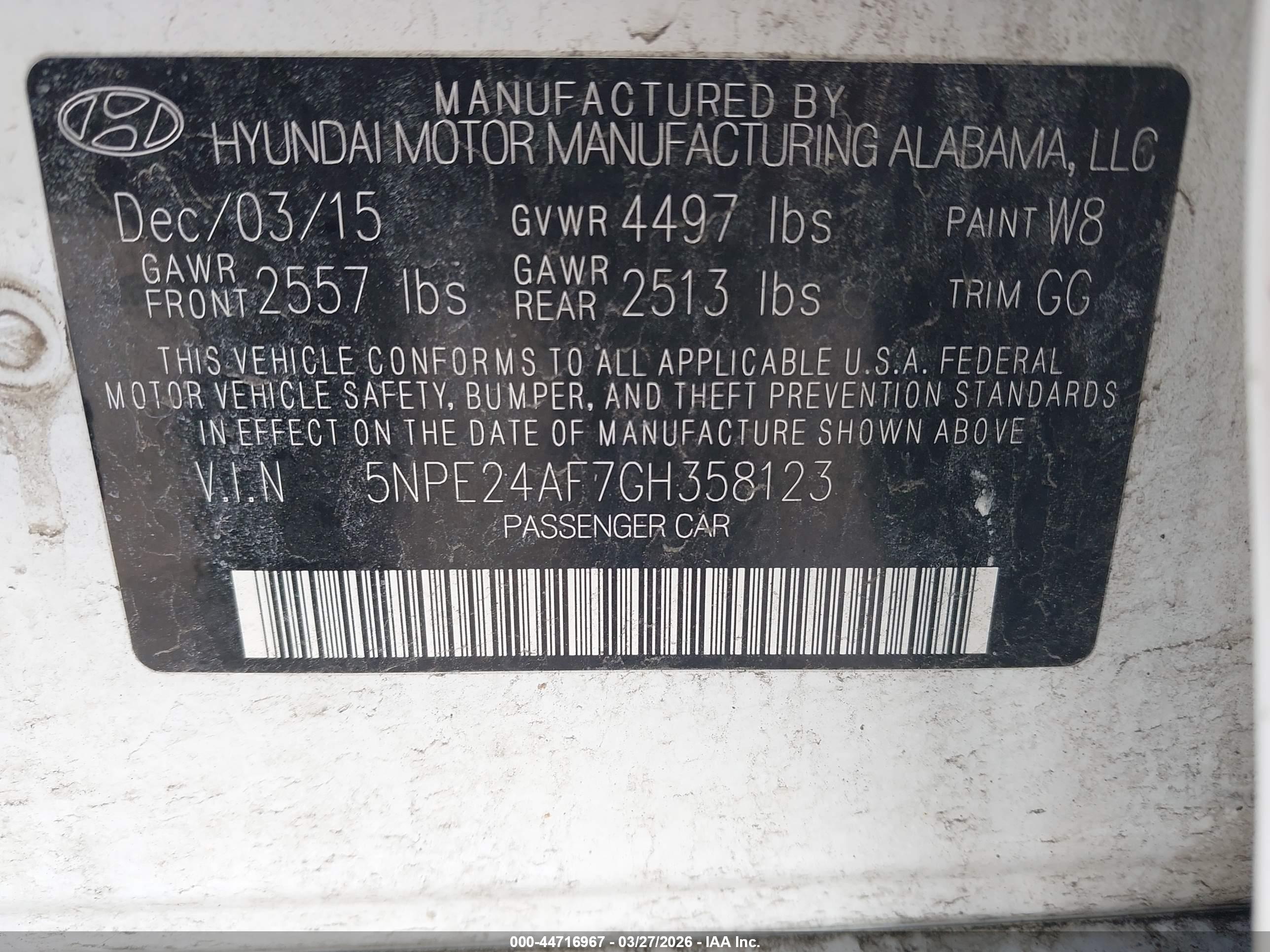 HYUNDAI SONATA image 9