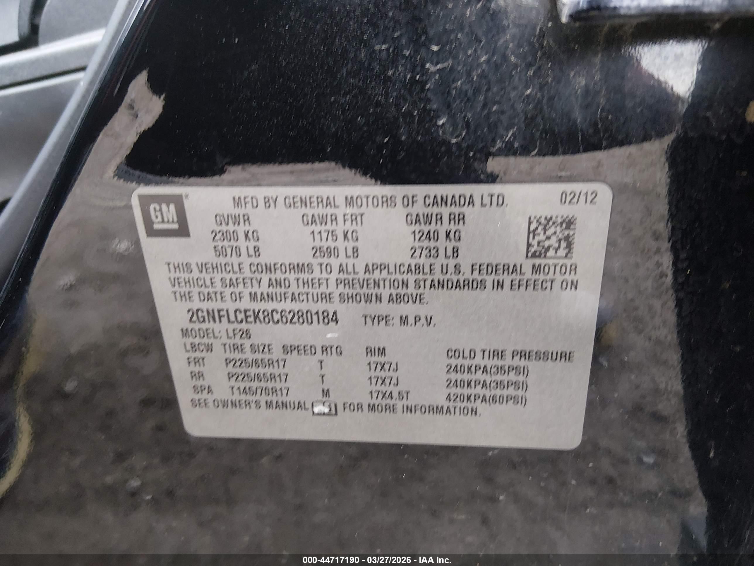 CHEVROLET EQUINOX image 9