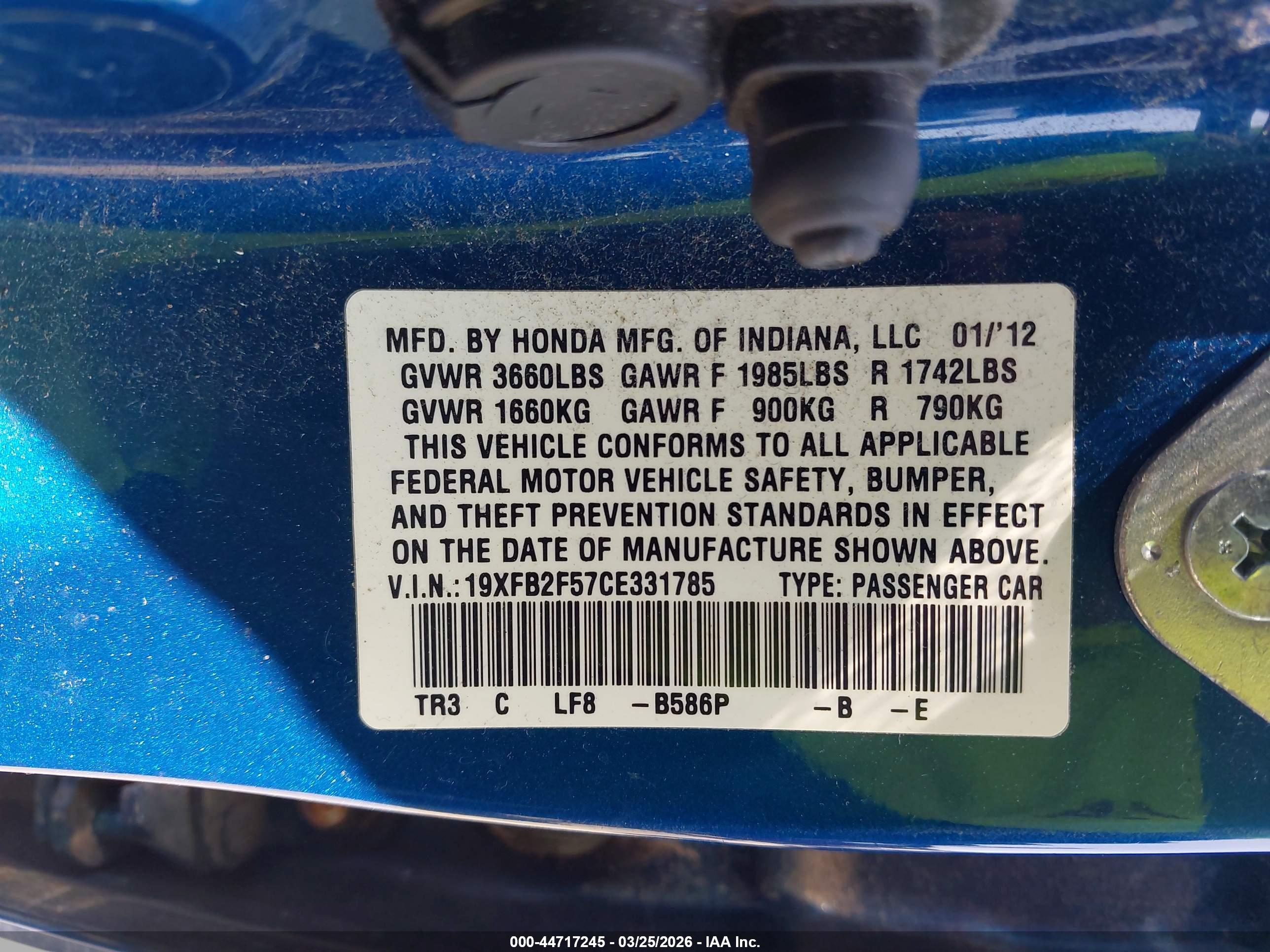 HONDA CIVIC image 9
