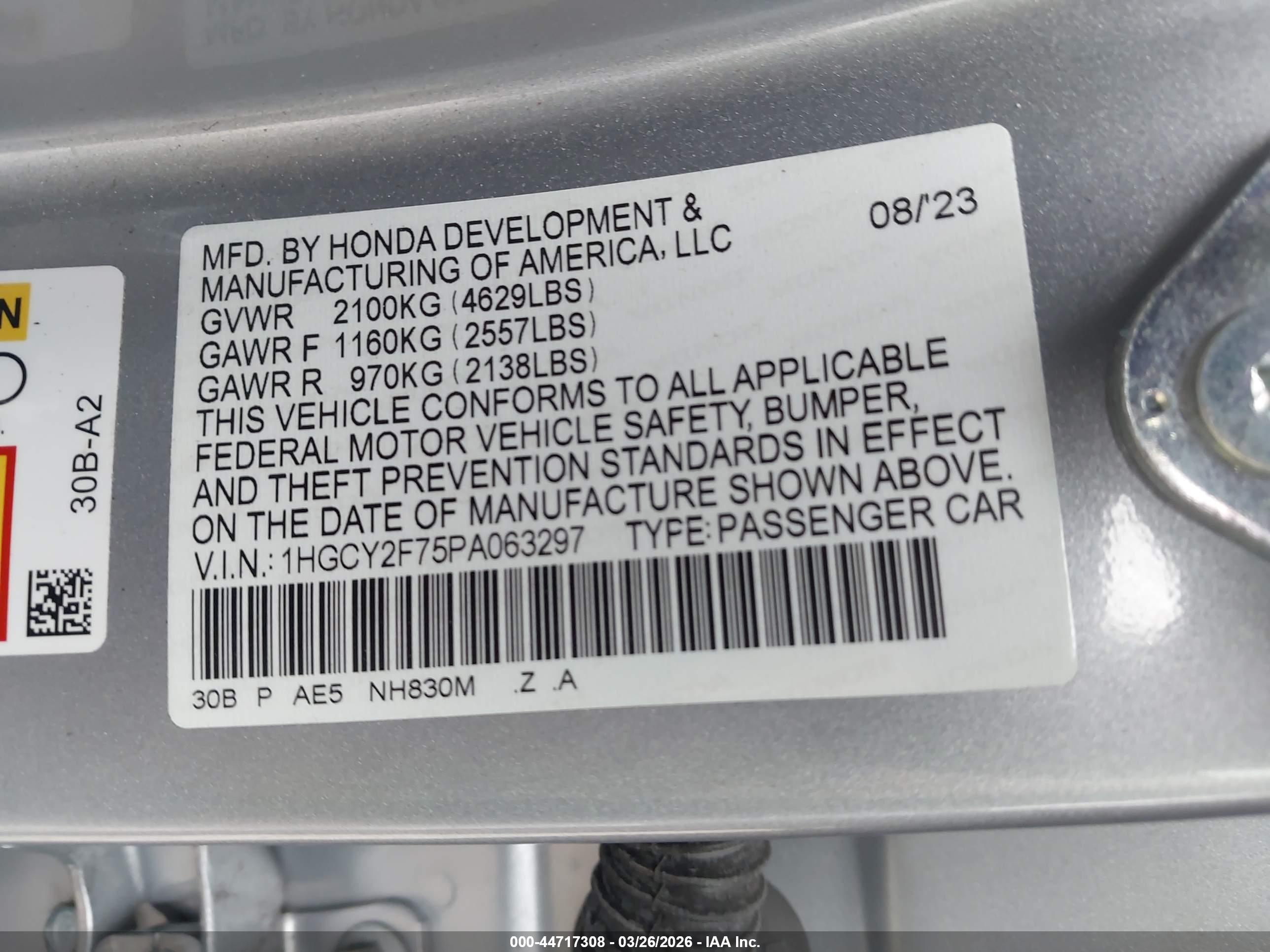 HONDA ACCORD image 9