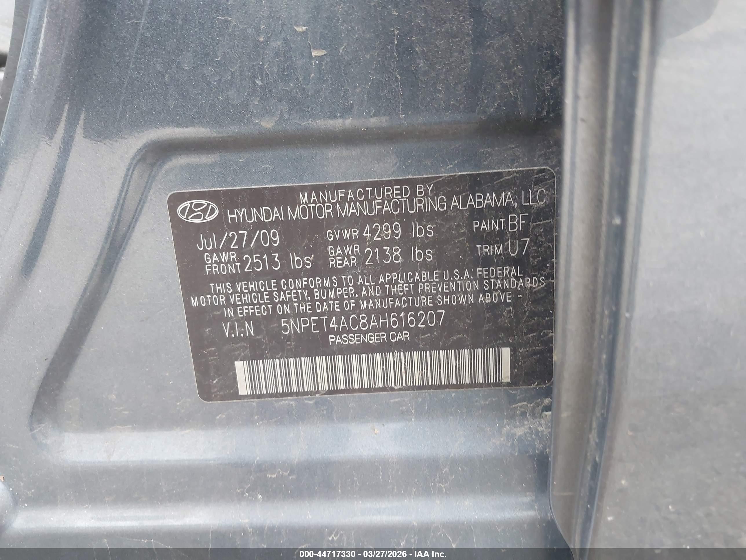 HYUNDAI SONATA image 9