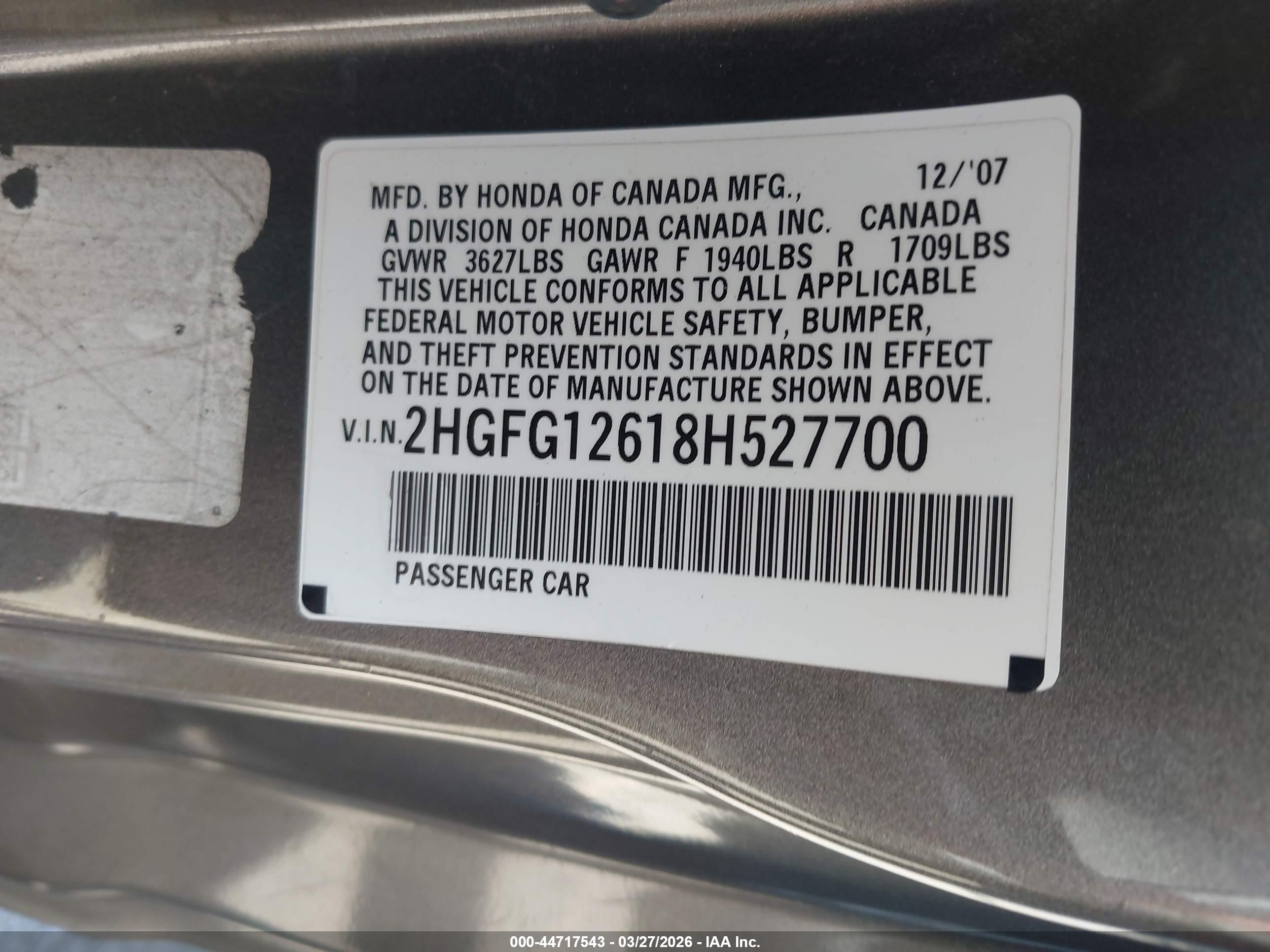 HONDA CIVIC image 9