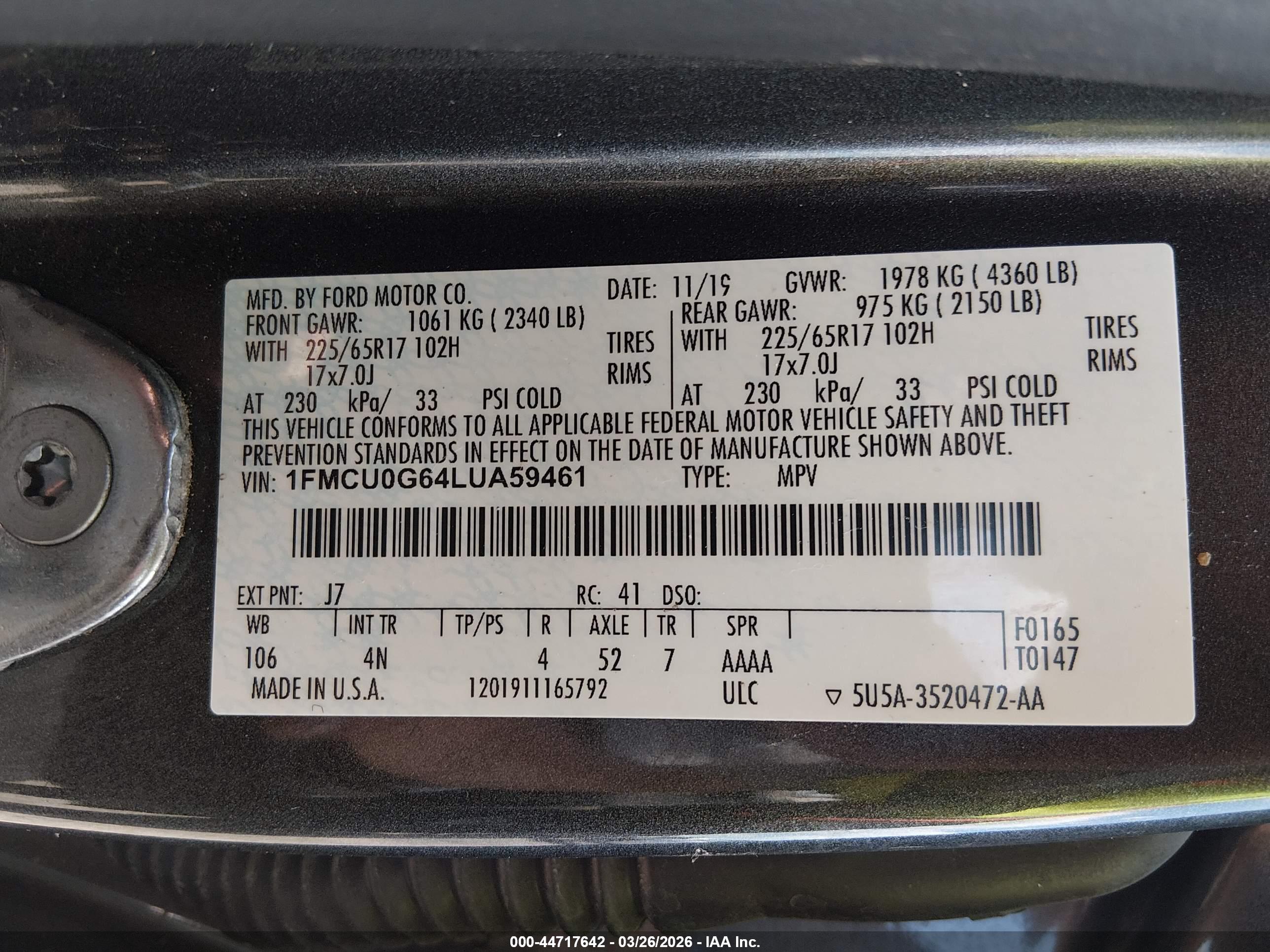 FORD ESCAPE image 9