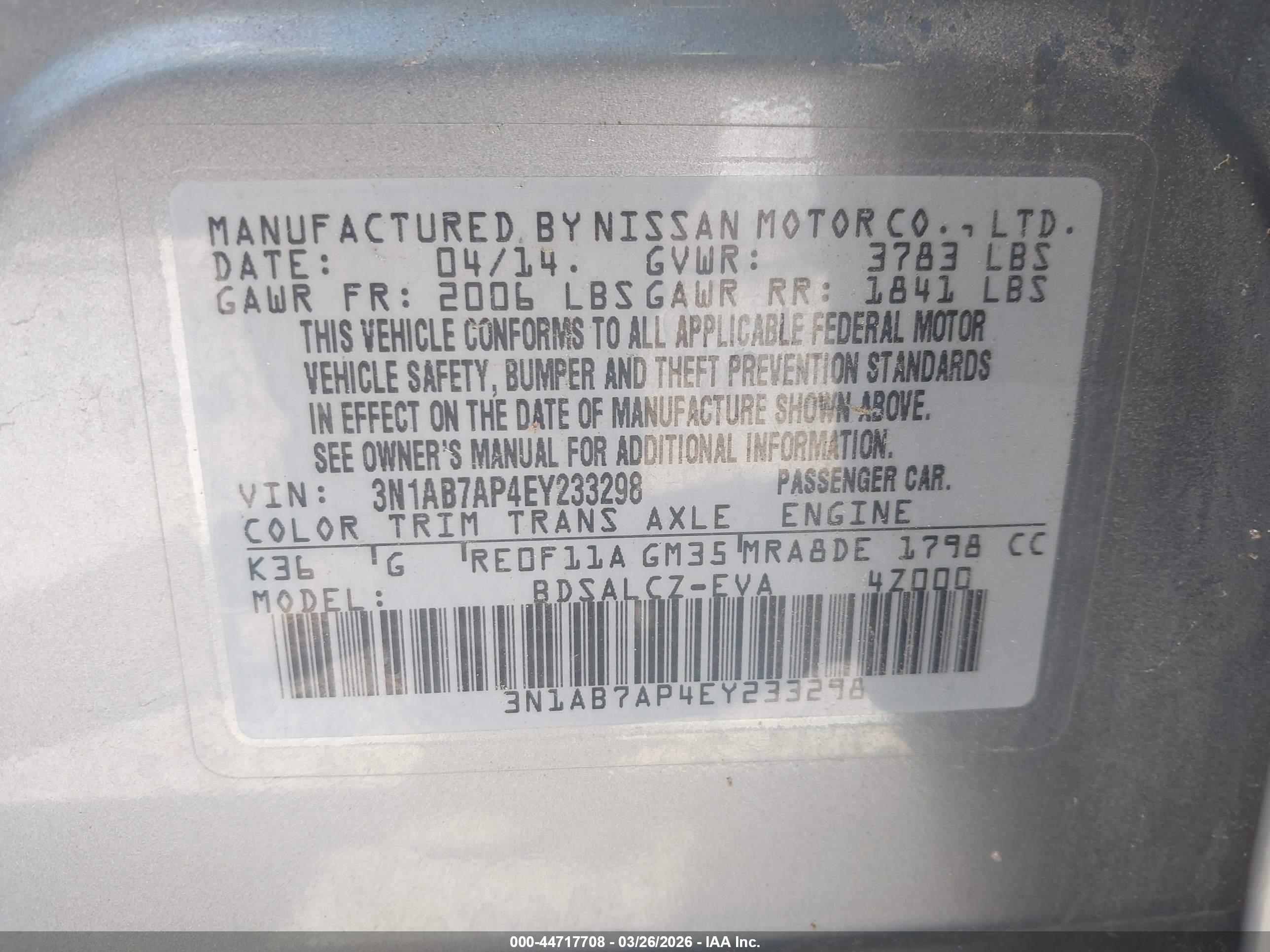 NISSAN SENTRA image 9