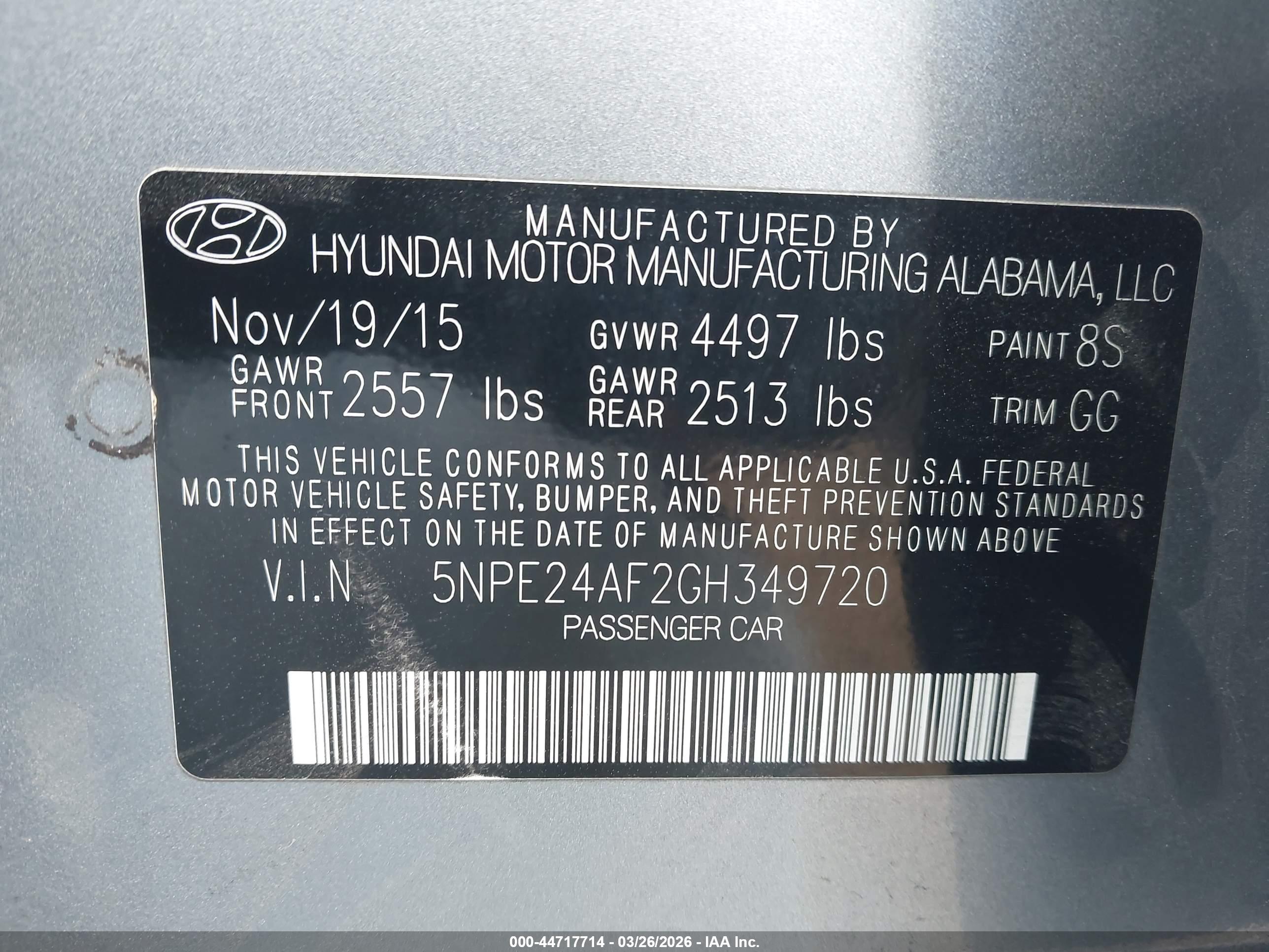 HYUNDAI SONATA image 9