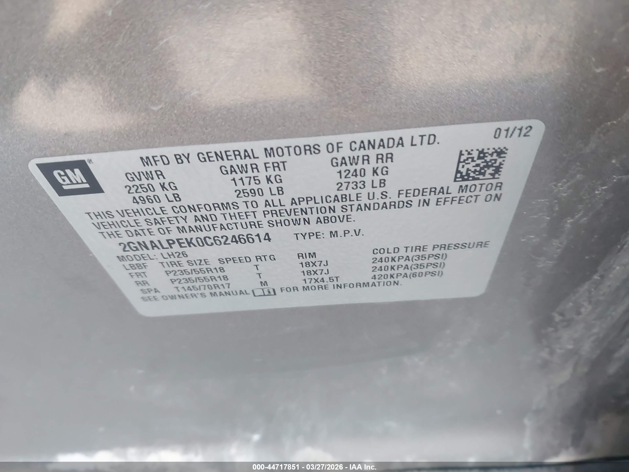 CHEVROLET EQUINOX image 9