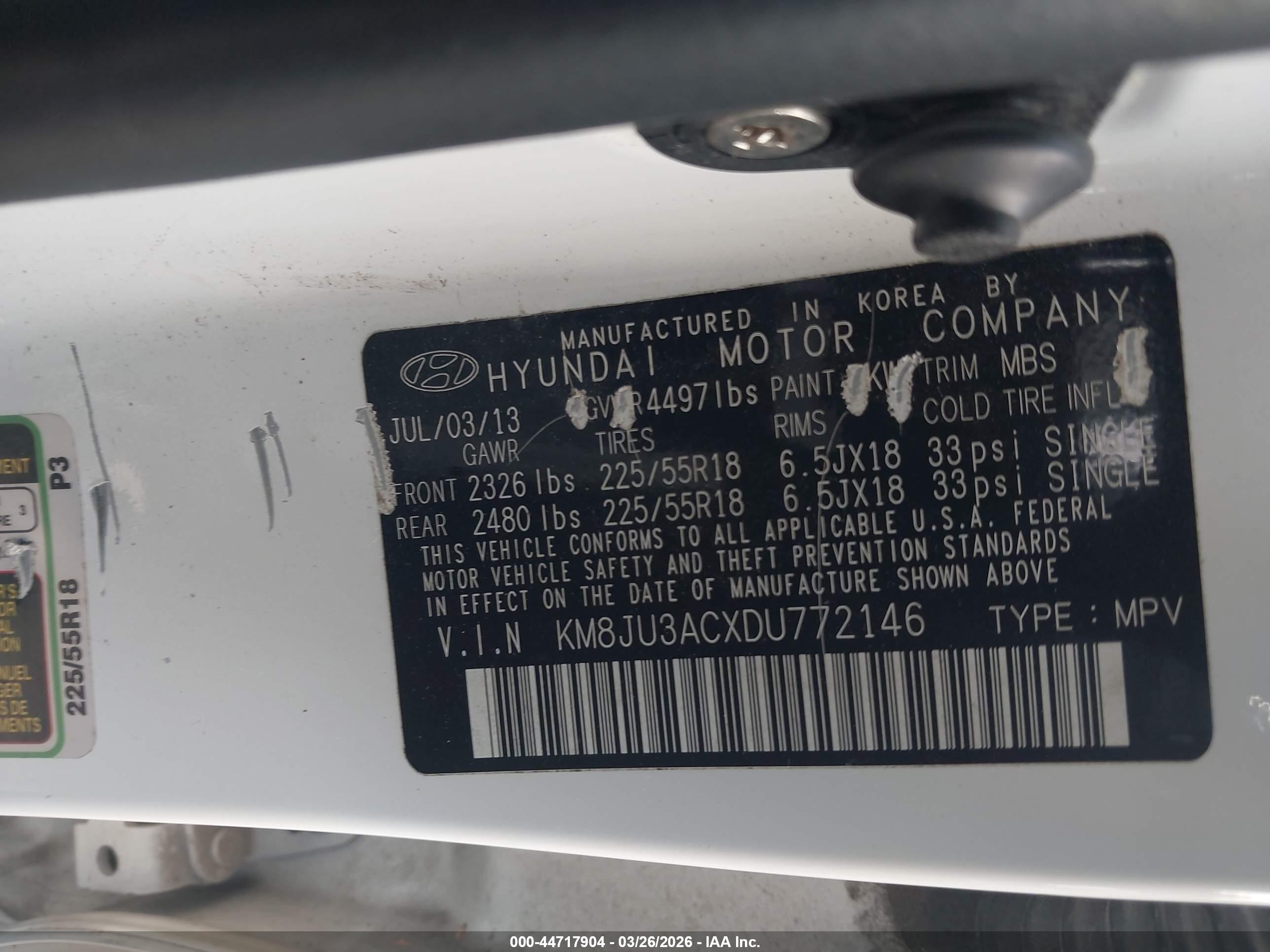 HYUNDAI TUCSON image 9