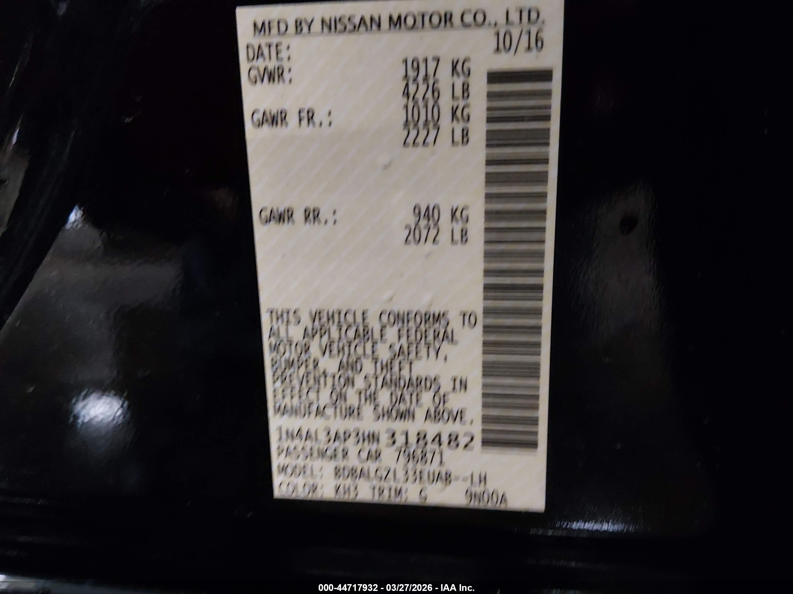 NISSAN ALTIMA image 9