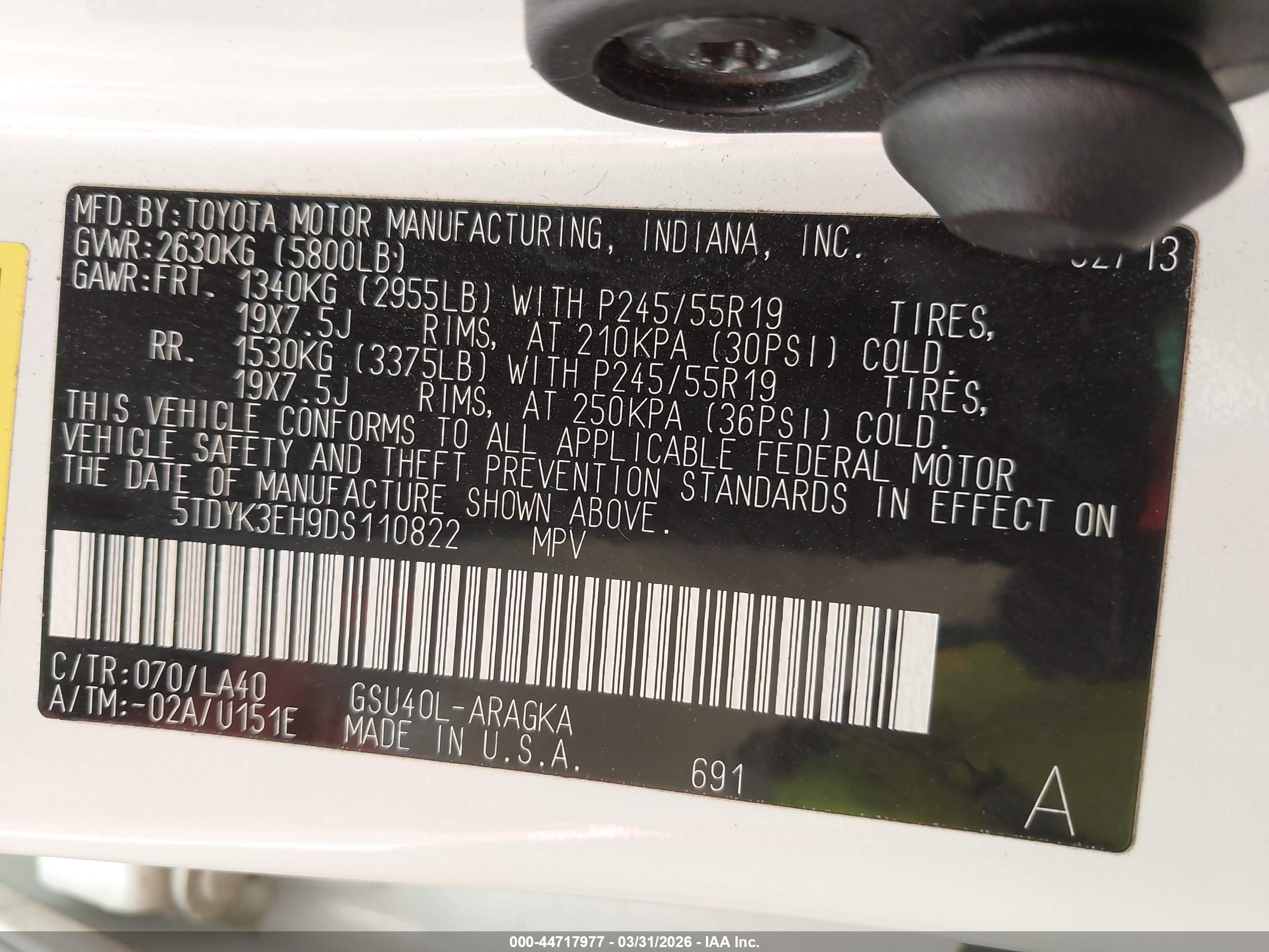 TOYOTA HIGHLANDER image 9