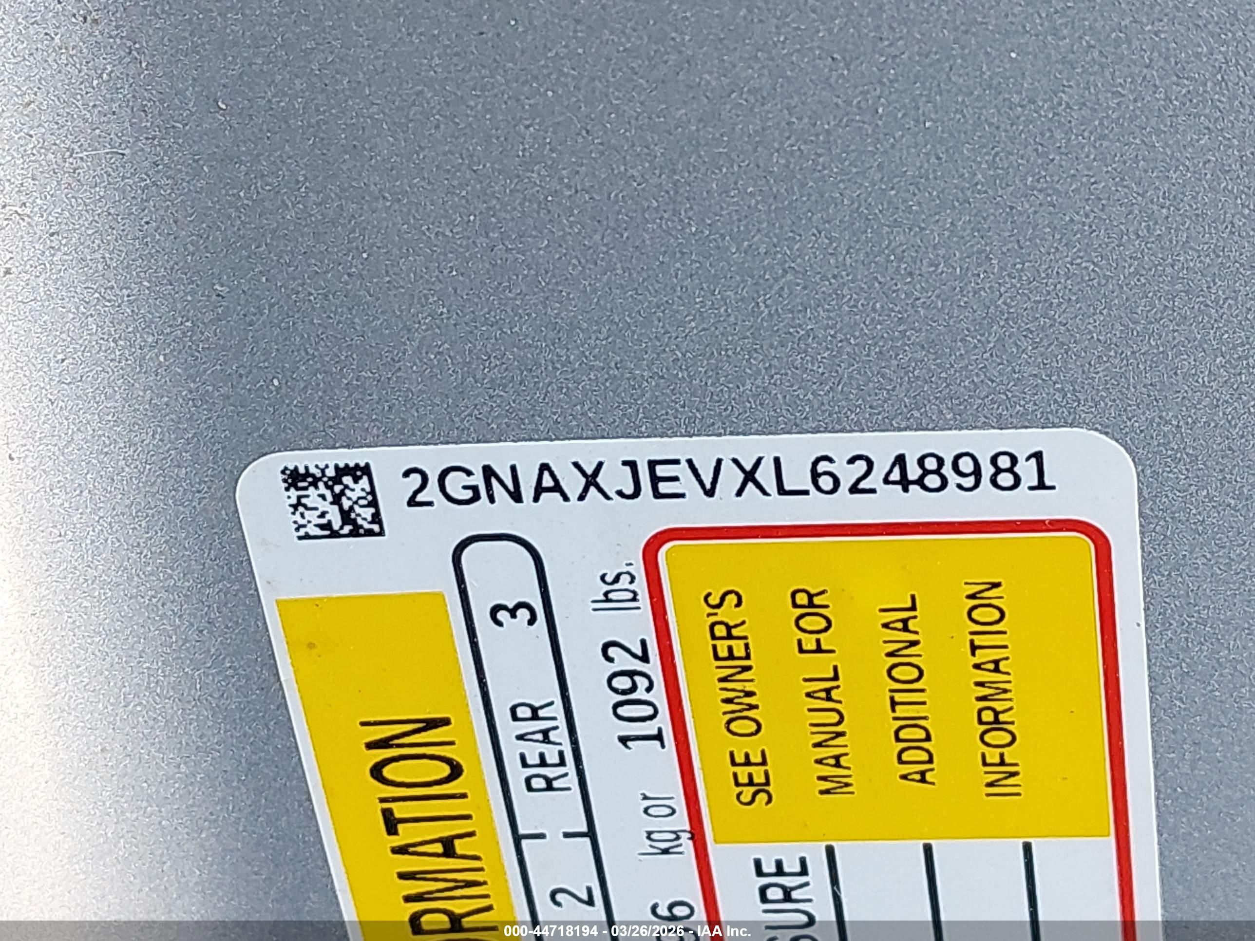 CHEVROLET EQUINOX image 9
