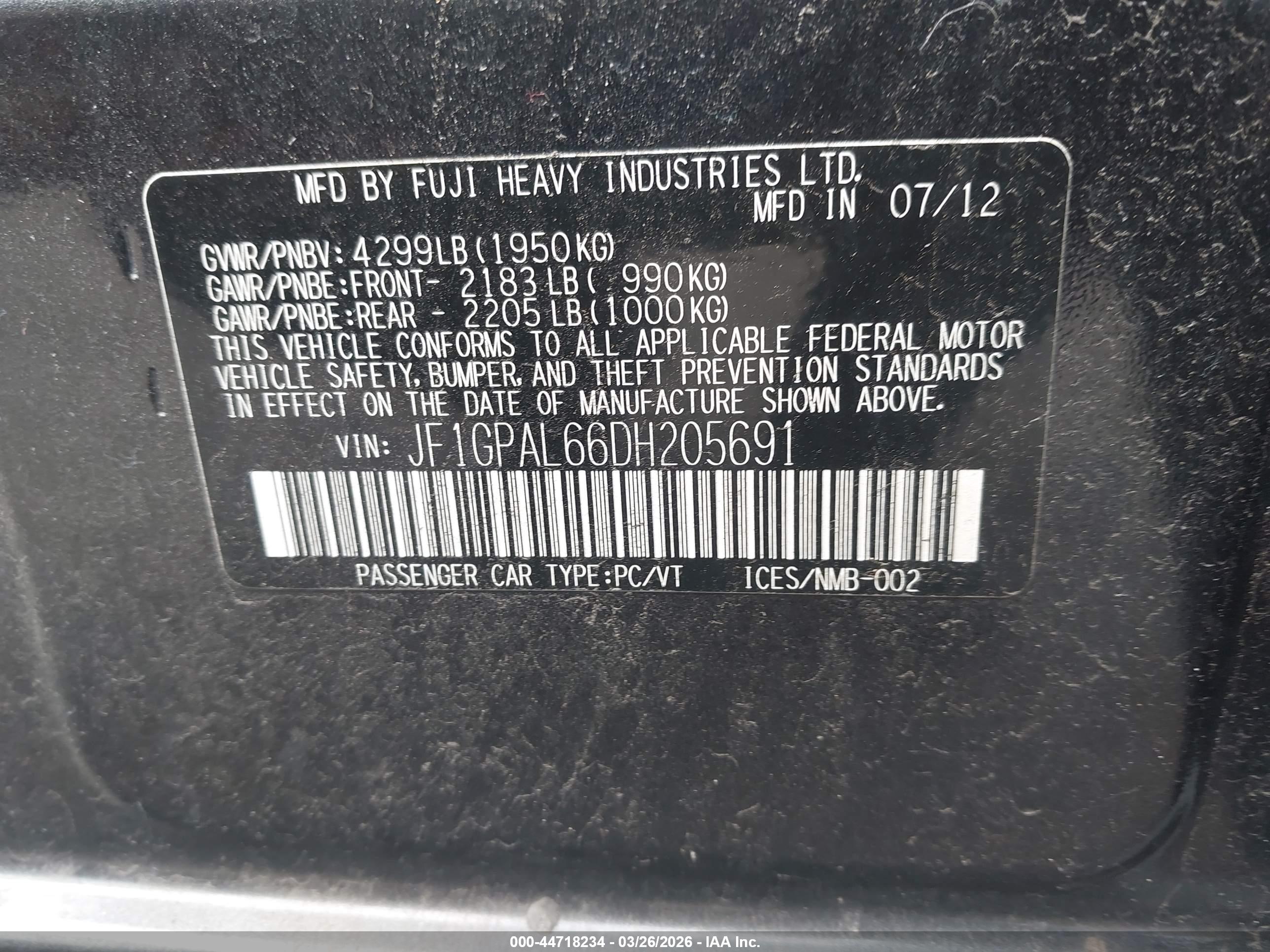 SUBARU IMPREZA image 9