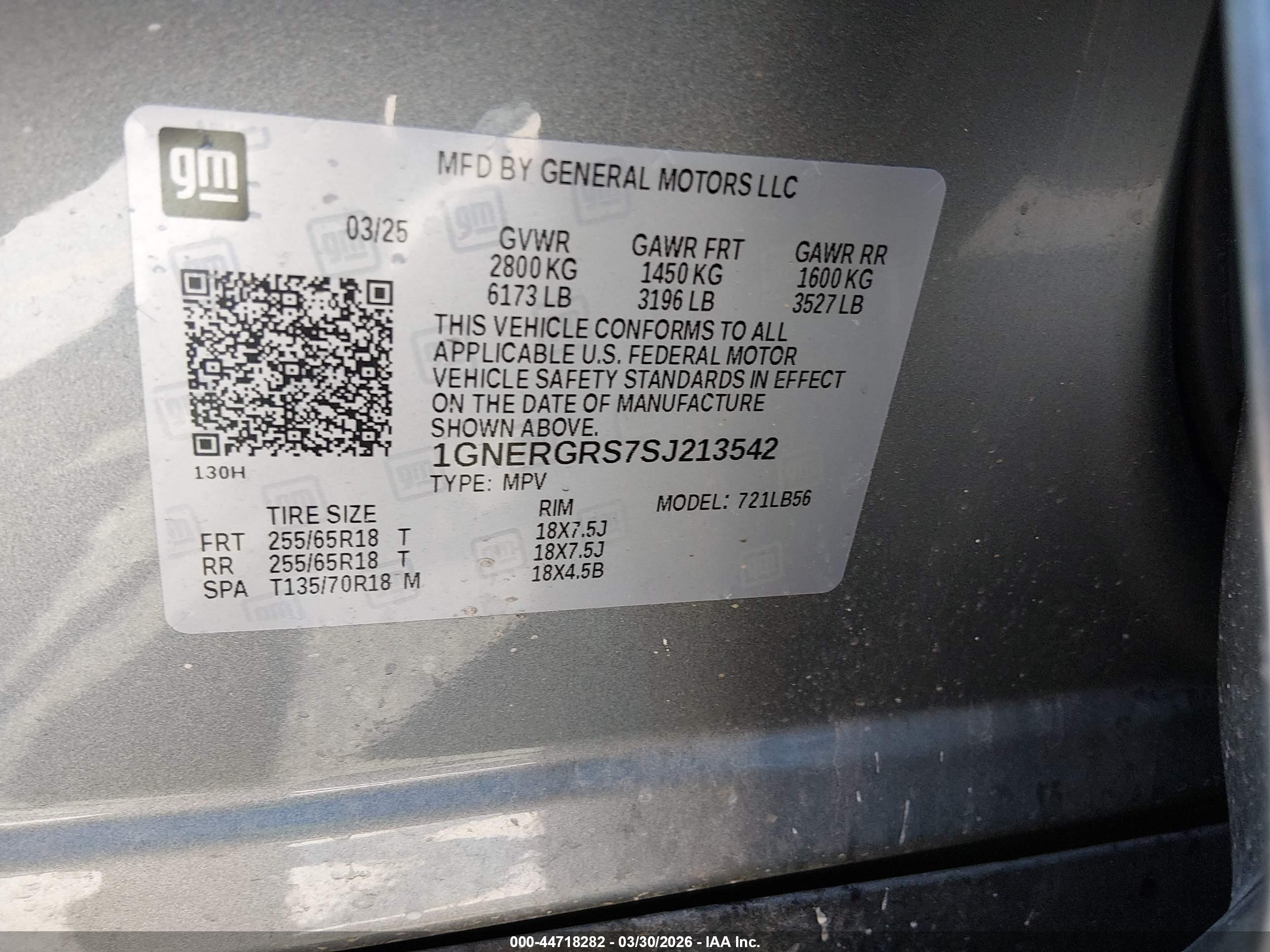 CHEVROLET TRAVERSE image 9