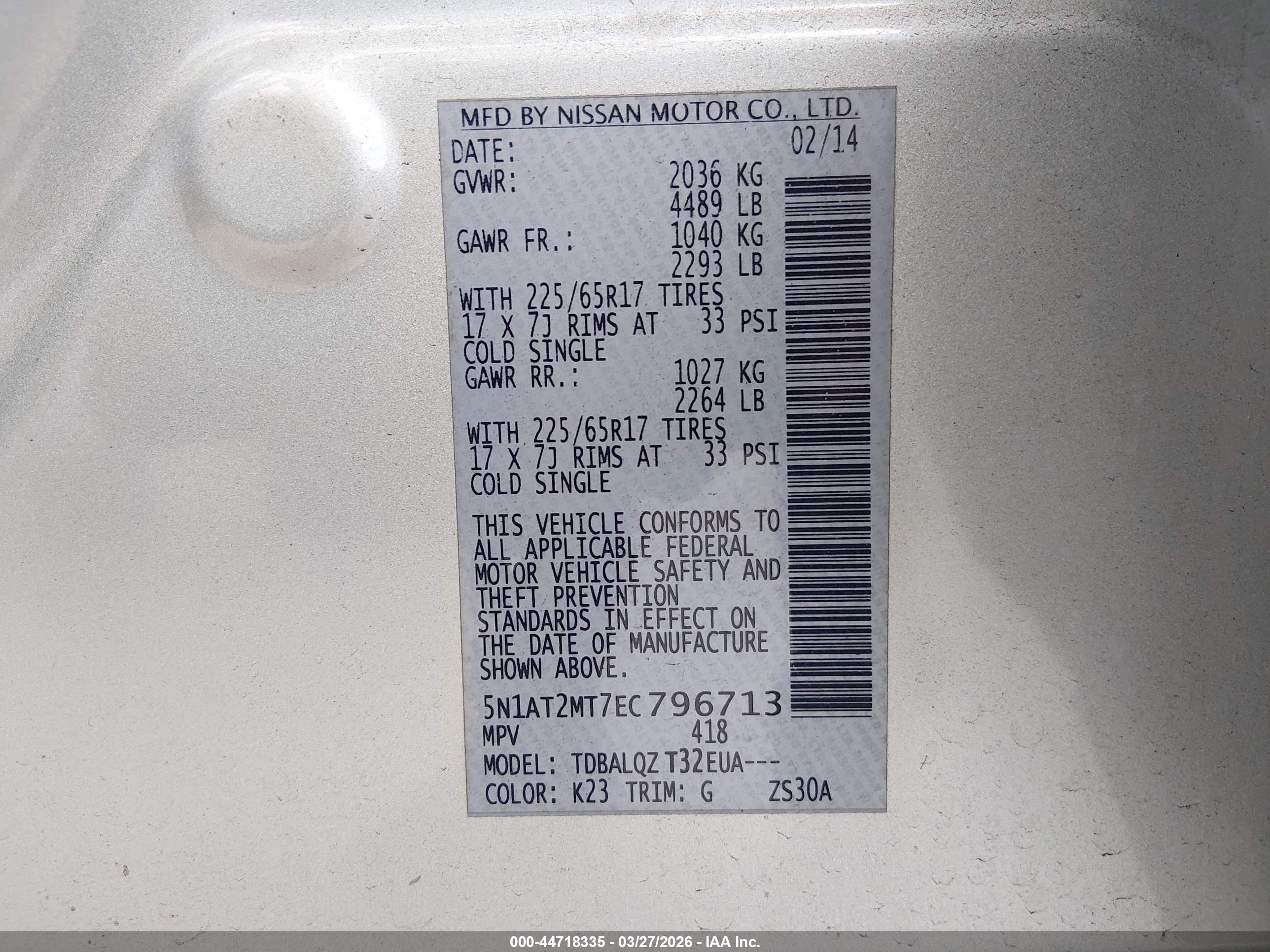 NISSAN ROGUE image 9