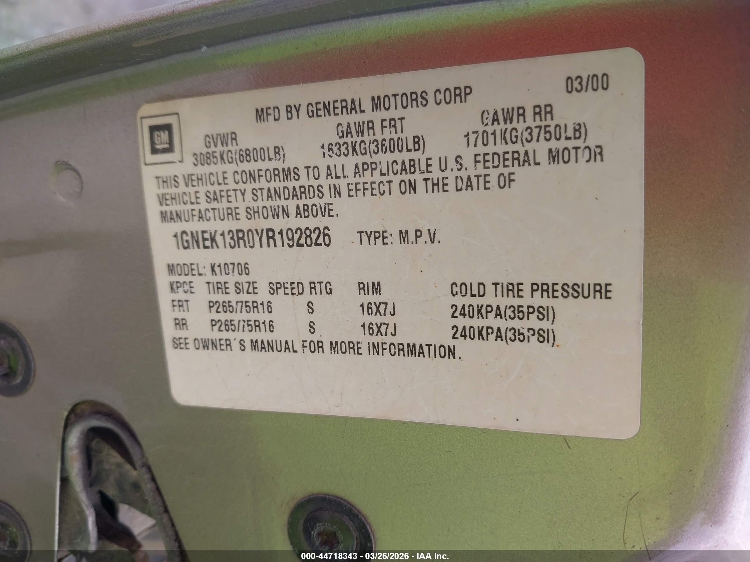 CHEVROLET TAHOE image 9
