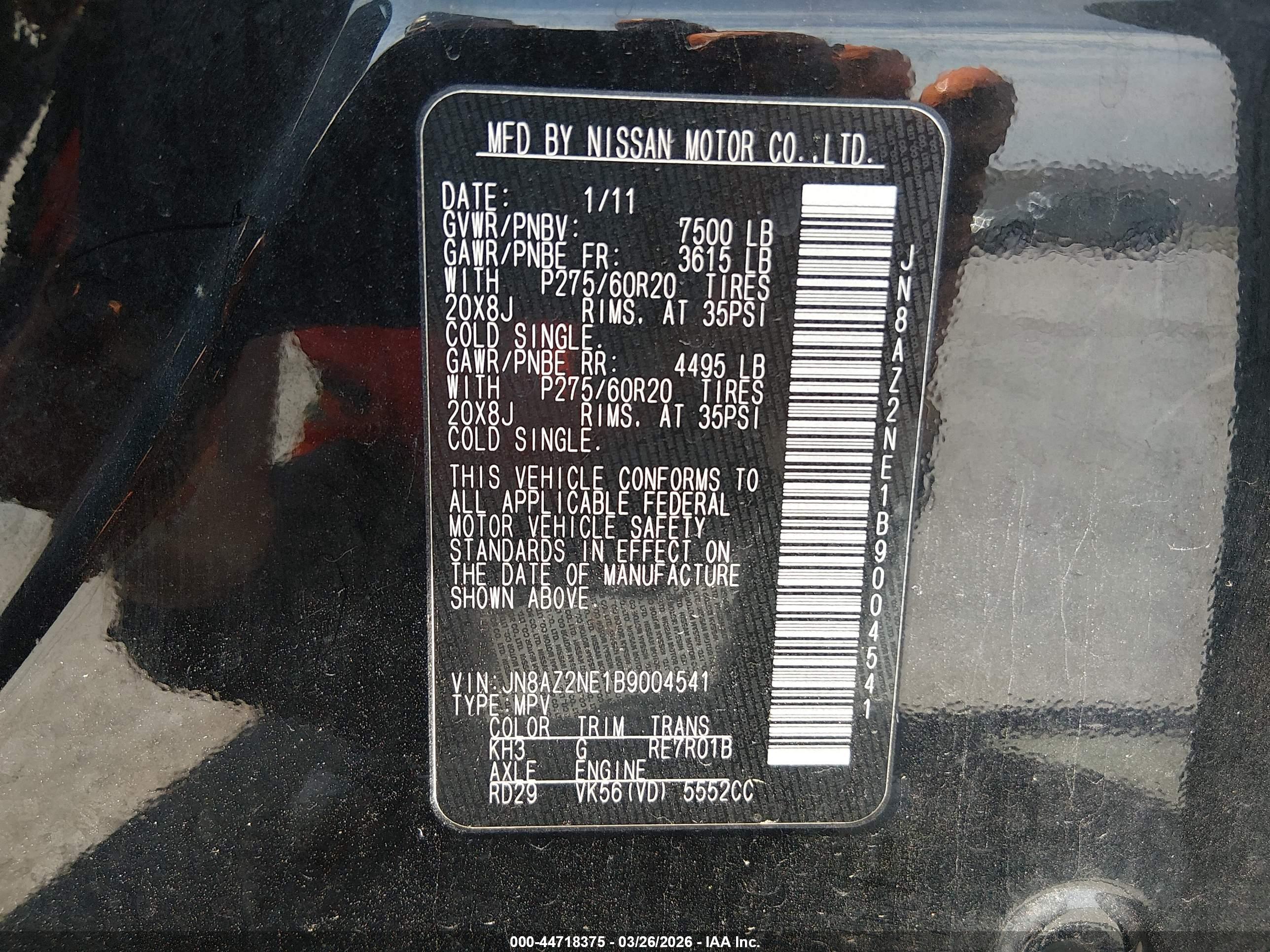 INFINITI QX56 image 9