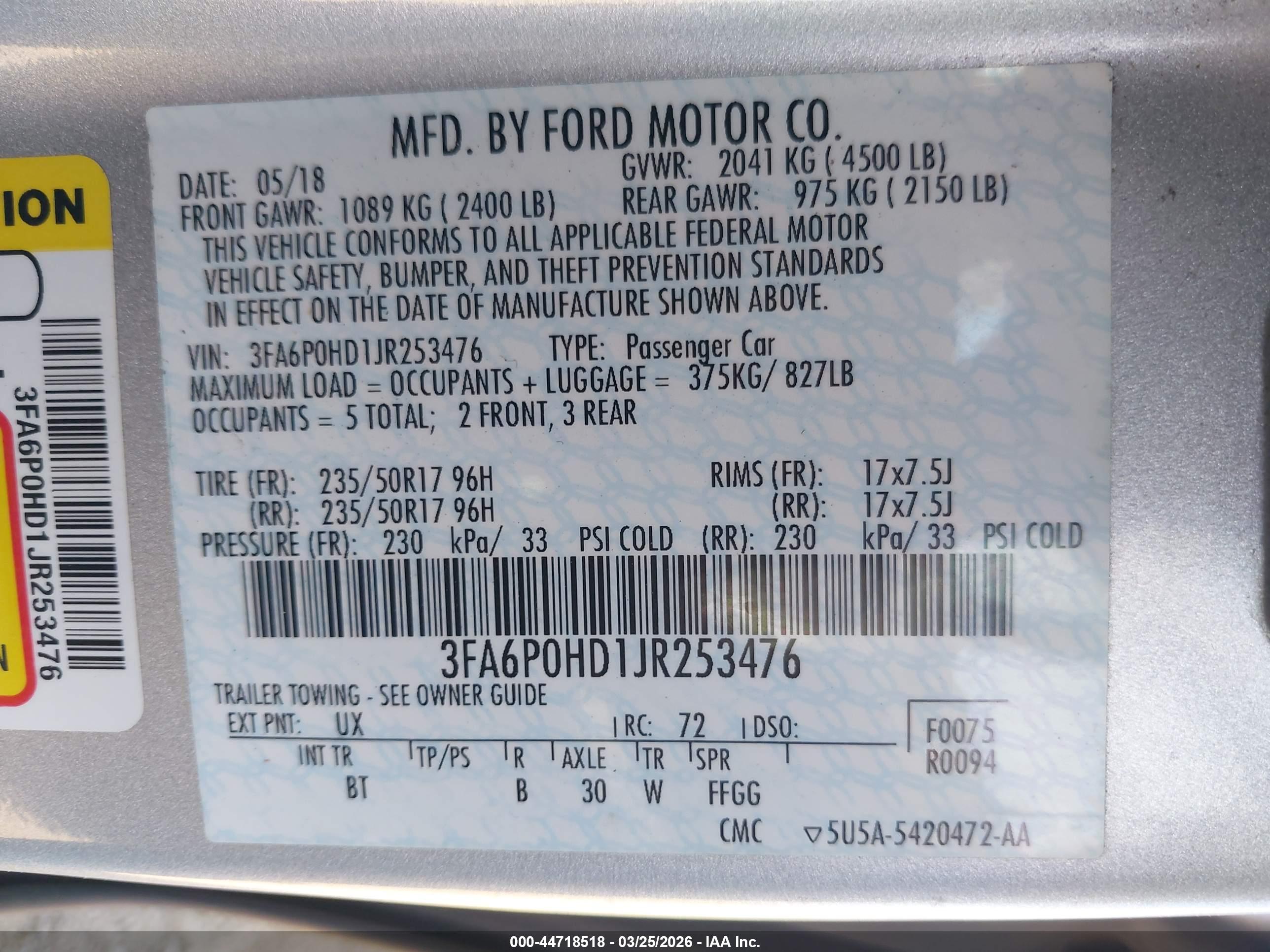 FORD FUSION image 9