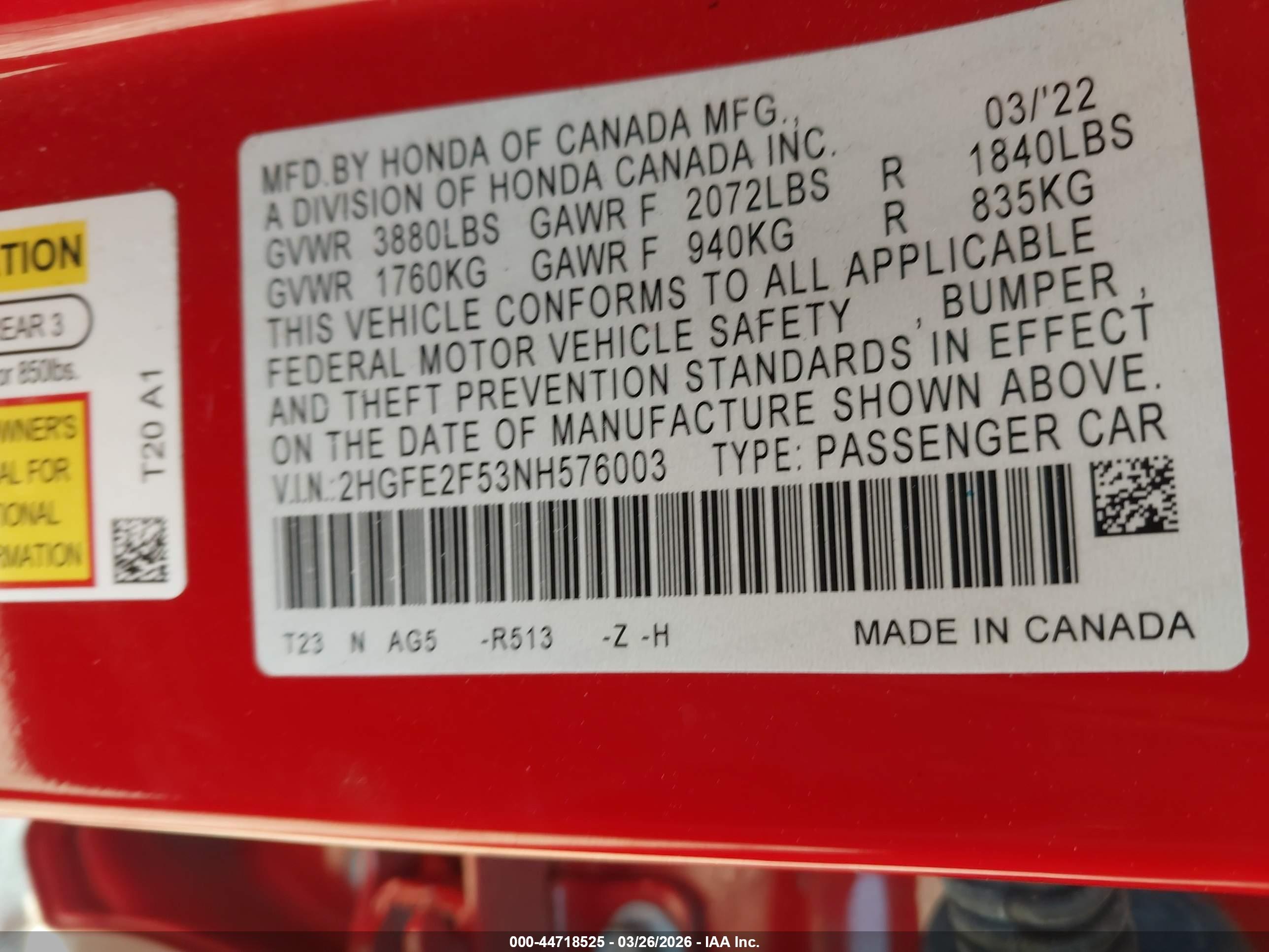 HONDA CIVIC image 9