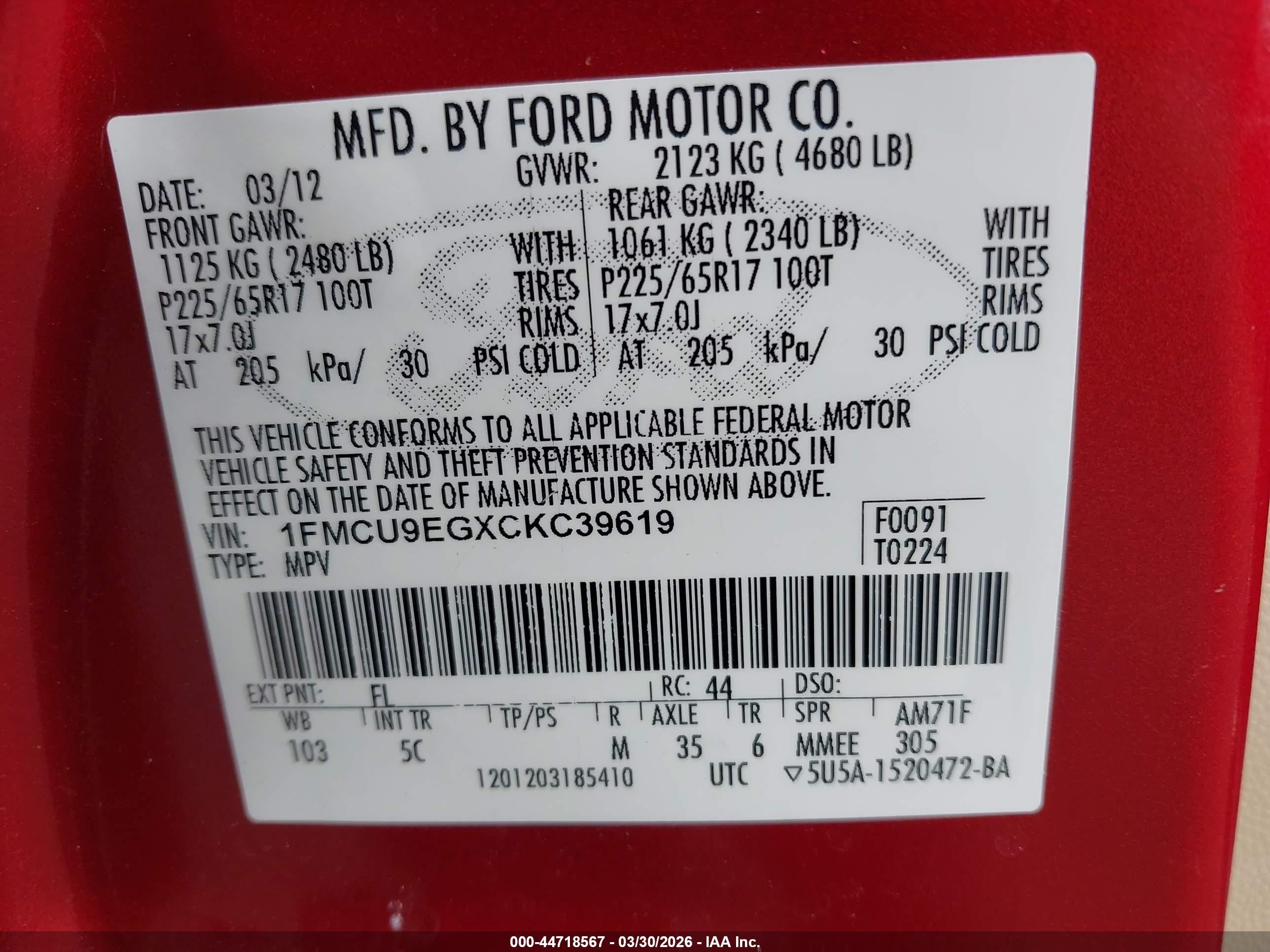 FORD ESCAPE image 9
