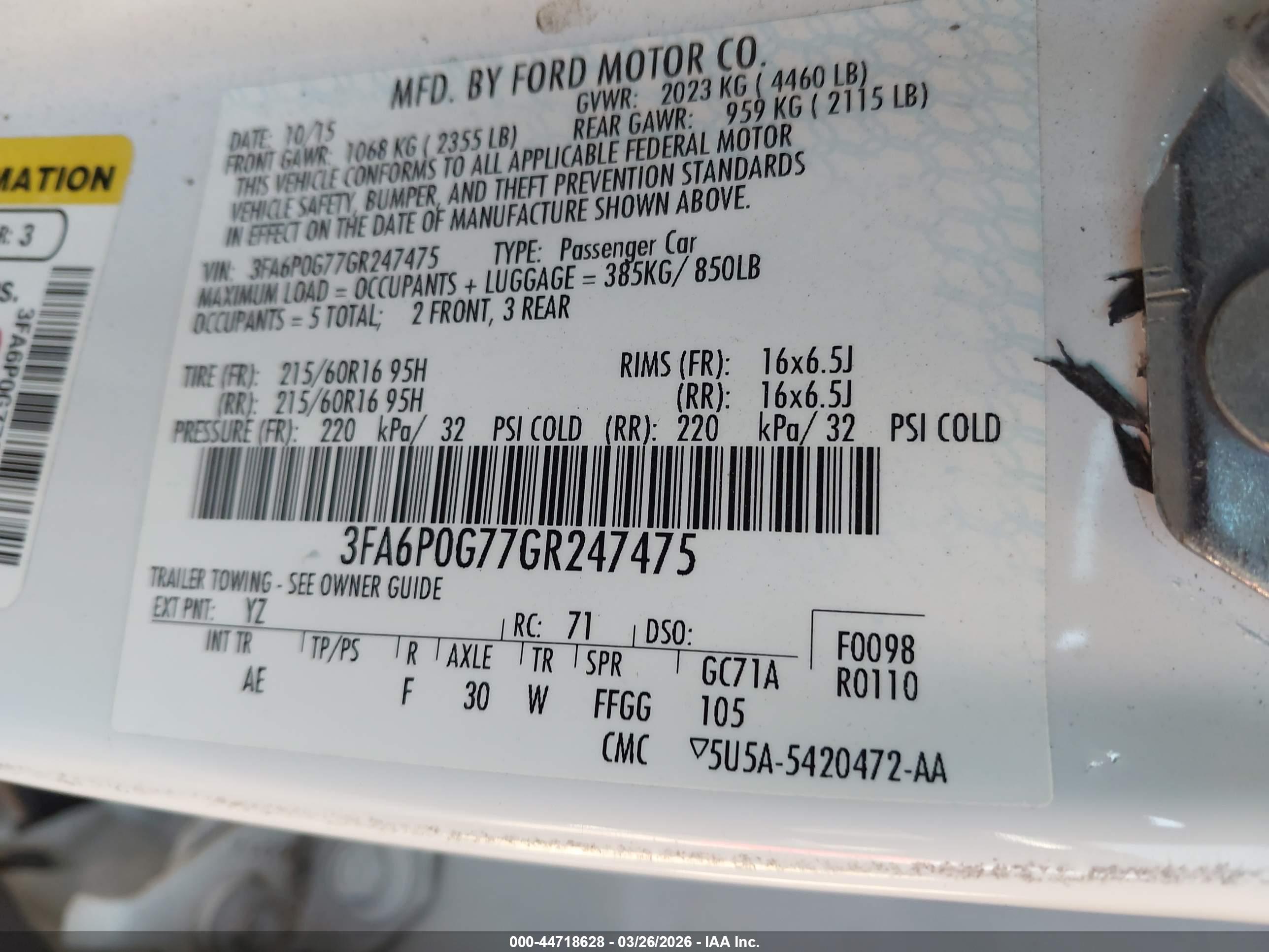 FORD FUSION image 9