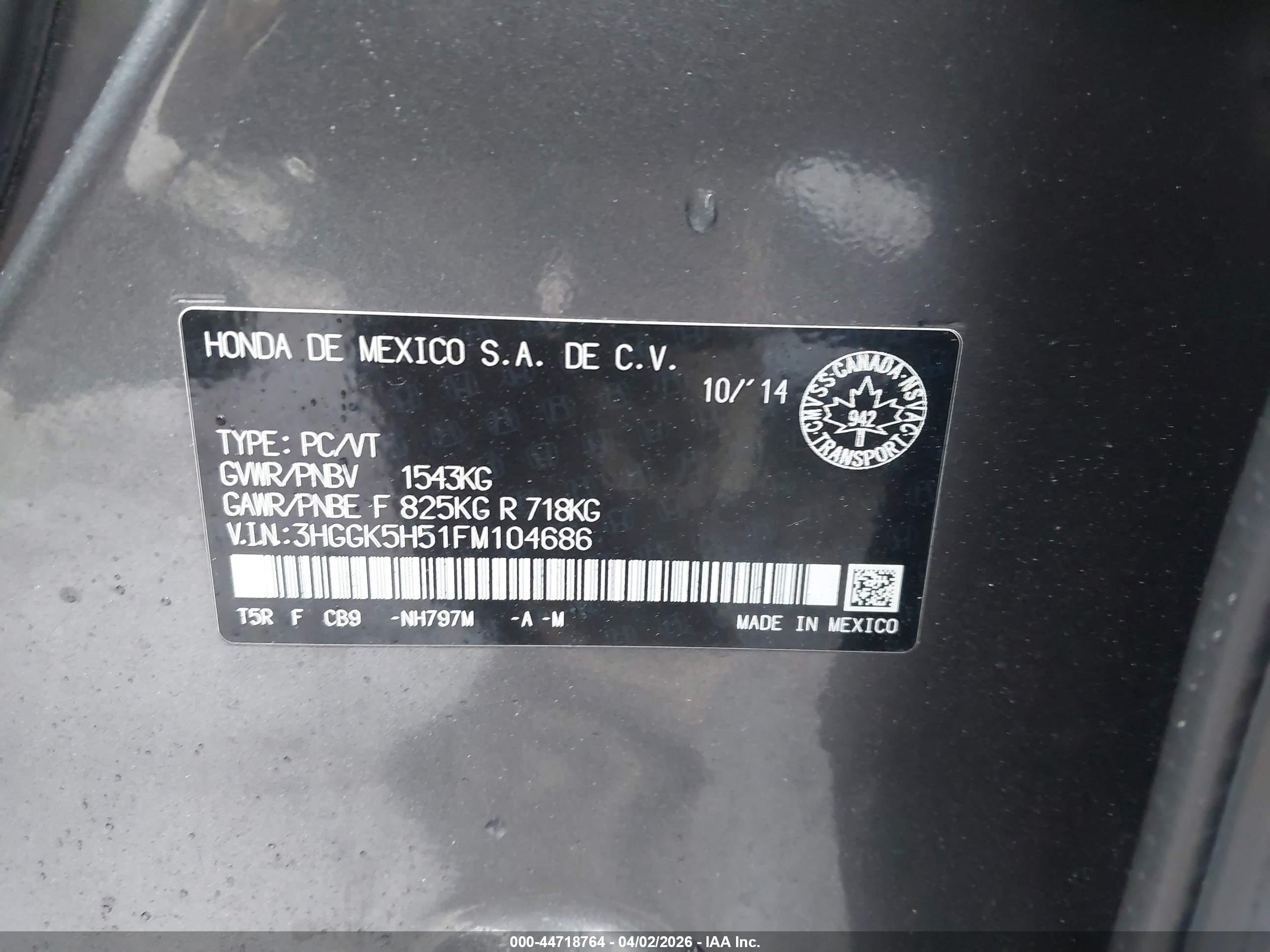 HONDA FIT image 9