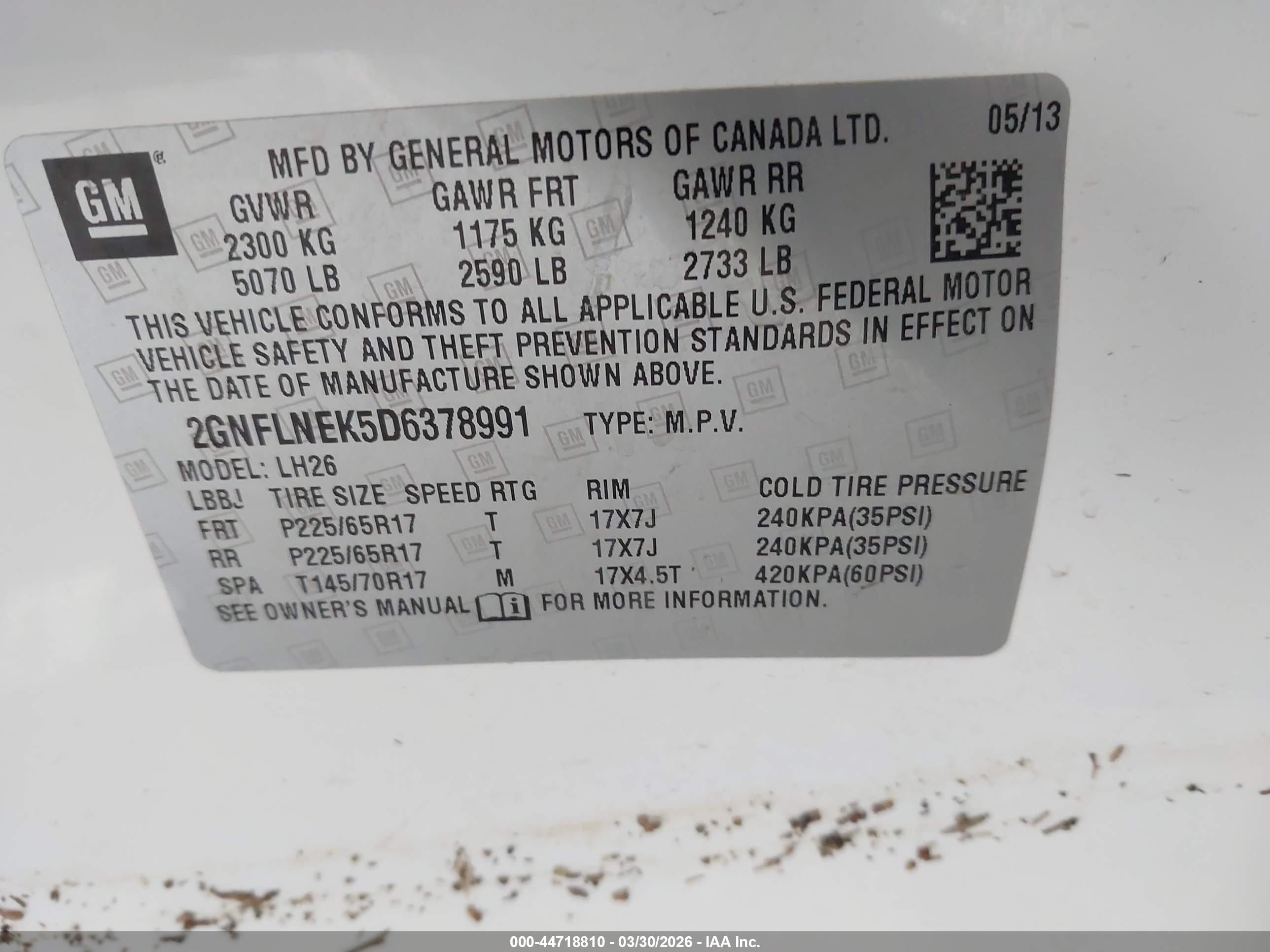 CHEVROLET EQUINOX image 9