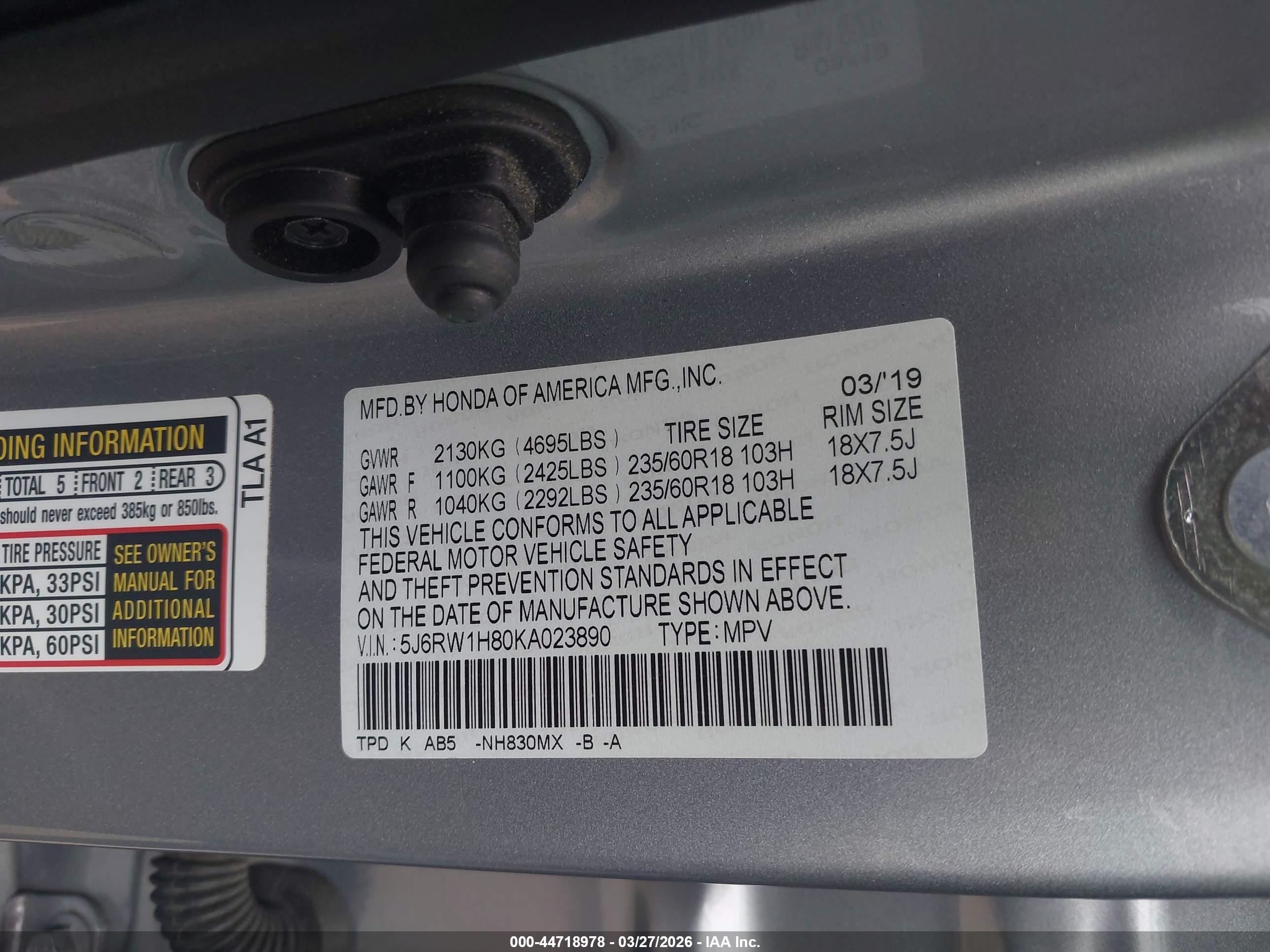 HONDA CR-V image 9