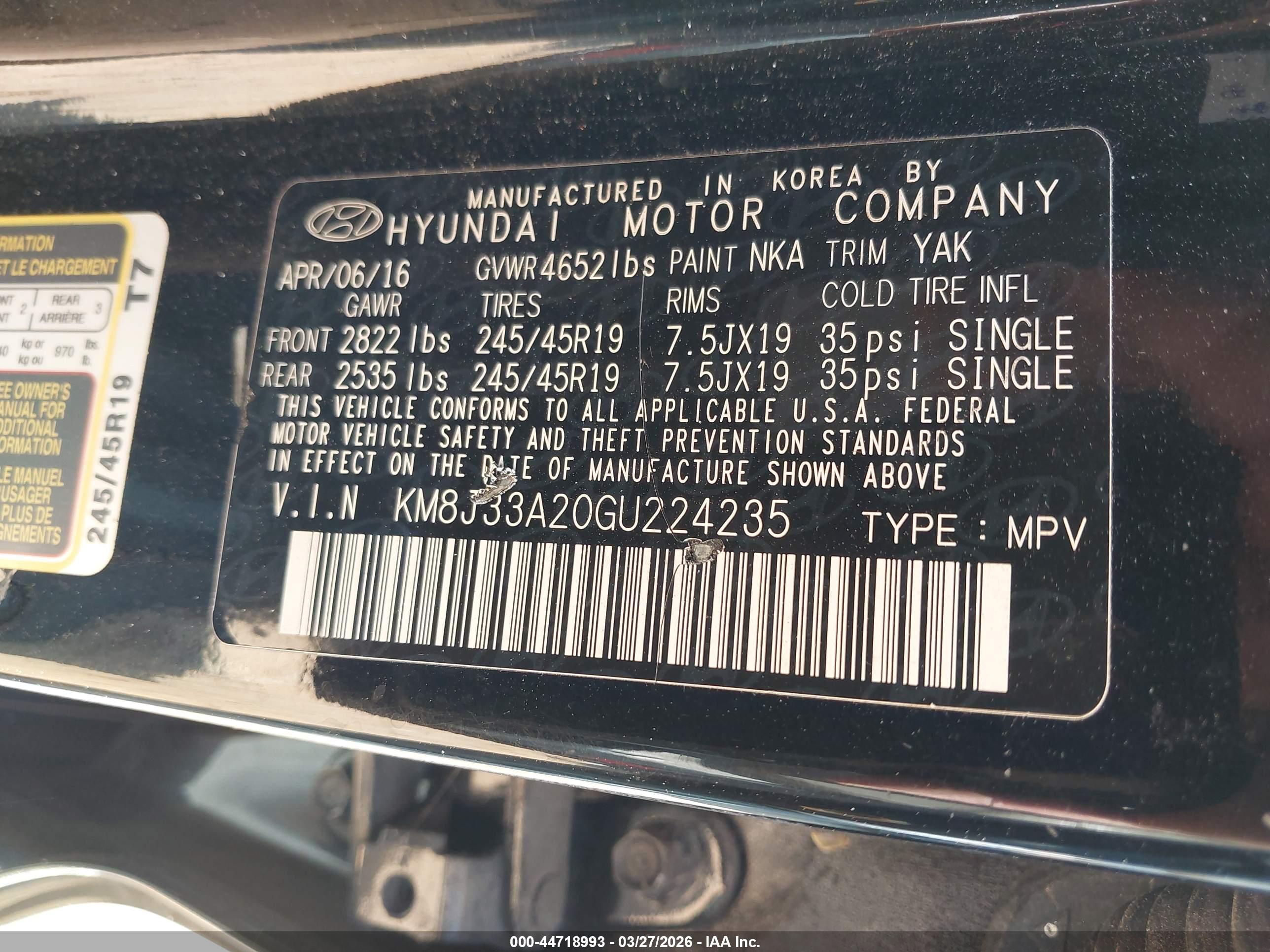 HYUNDAI TUCSON image 9
