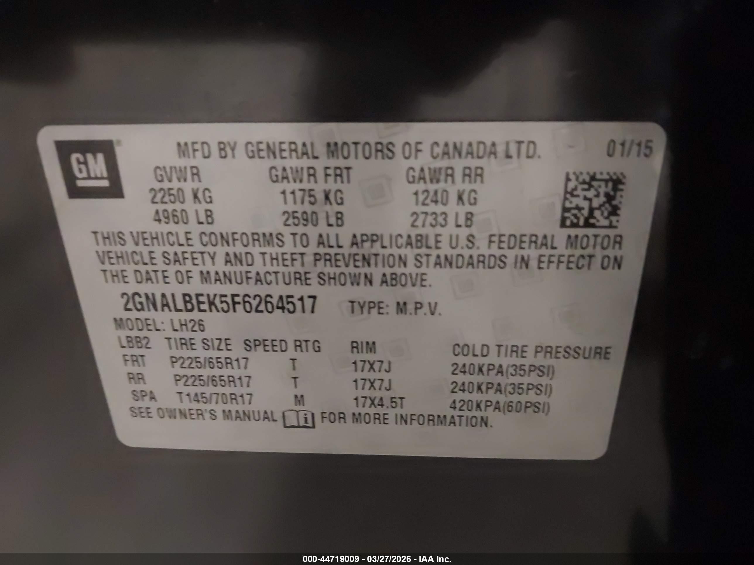 CHEVROLET EQUINOX image 9