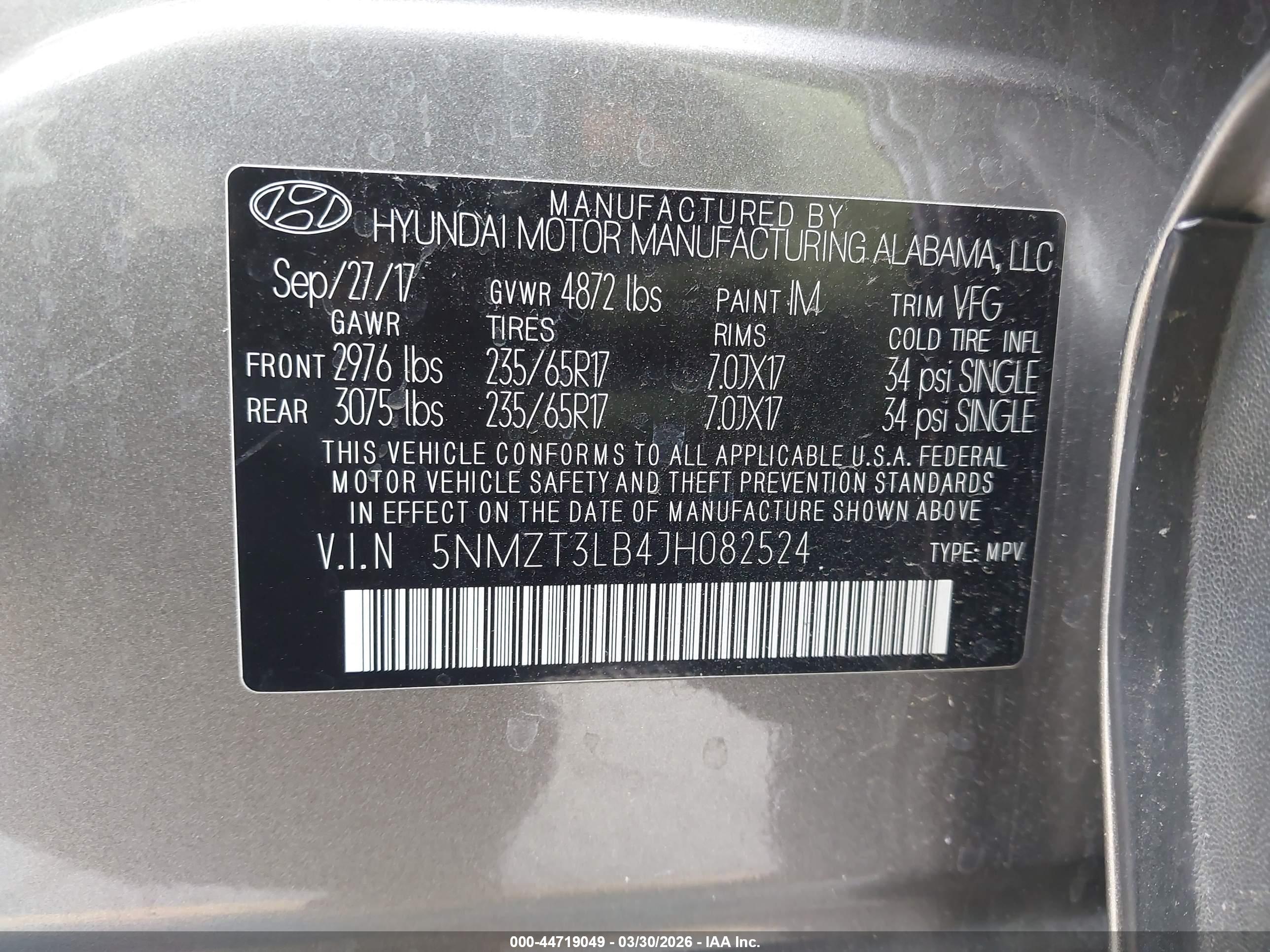 HYUNDAI SANTA image 9