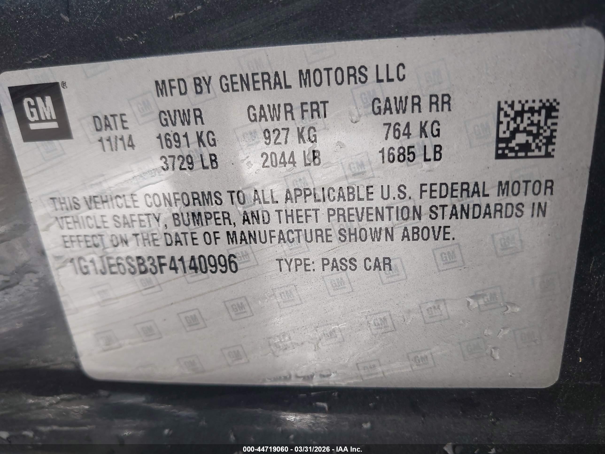 CHEVROLET SONIC image 9
