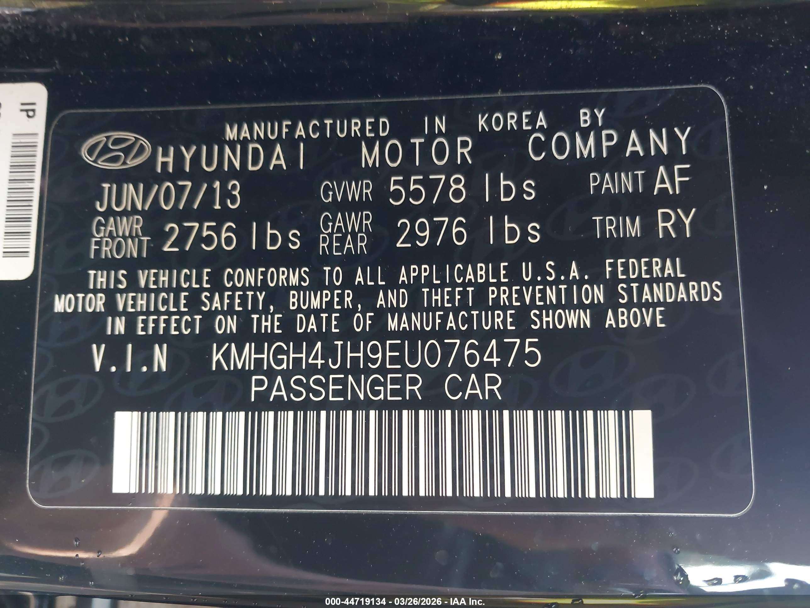 HYUNDAI EQUUS image 9