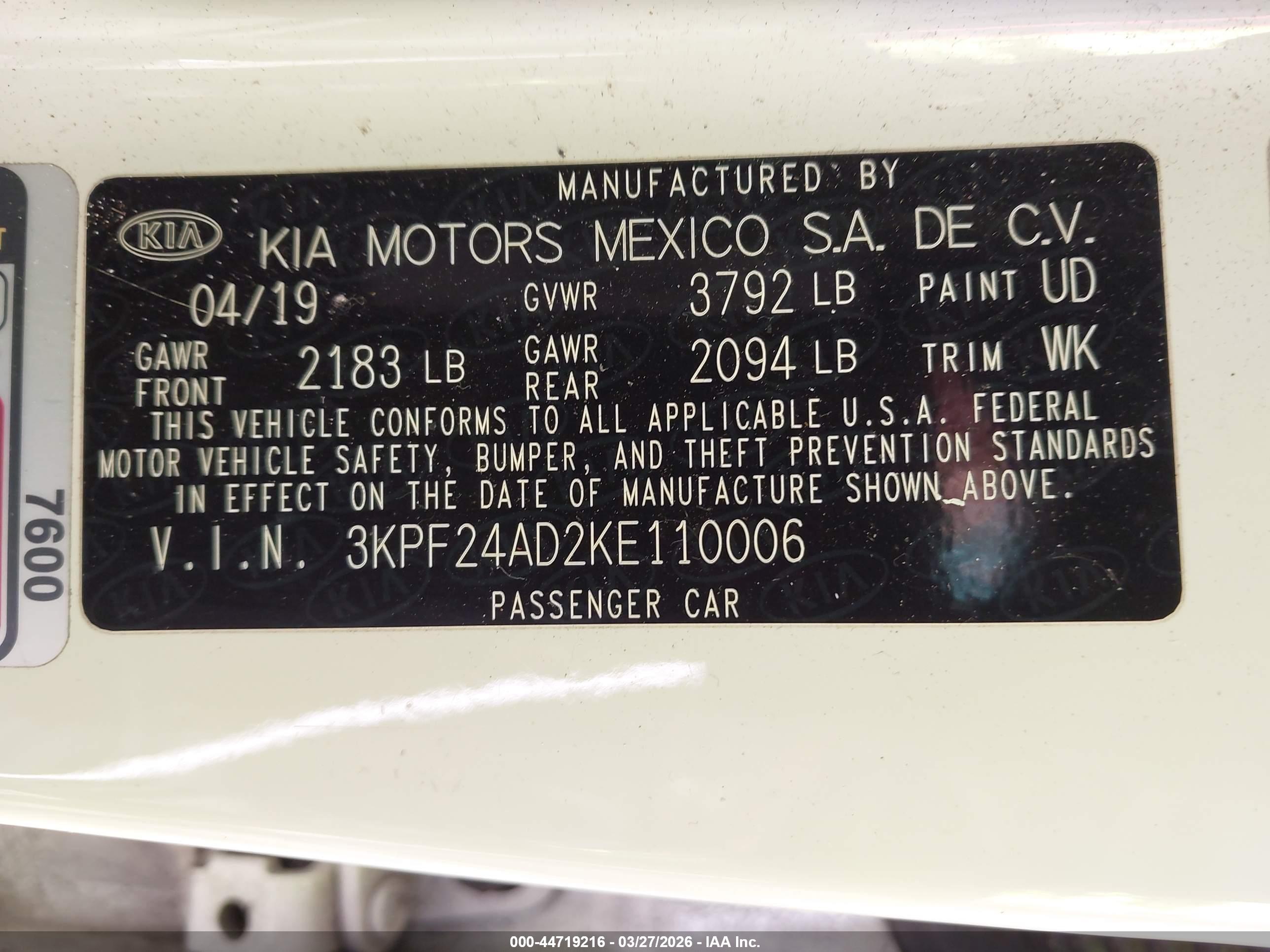 KIA FORTE image 9