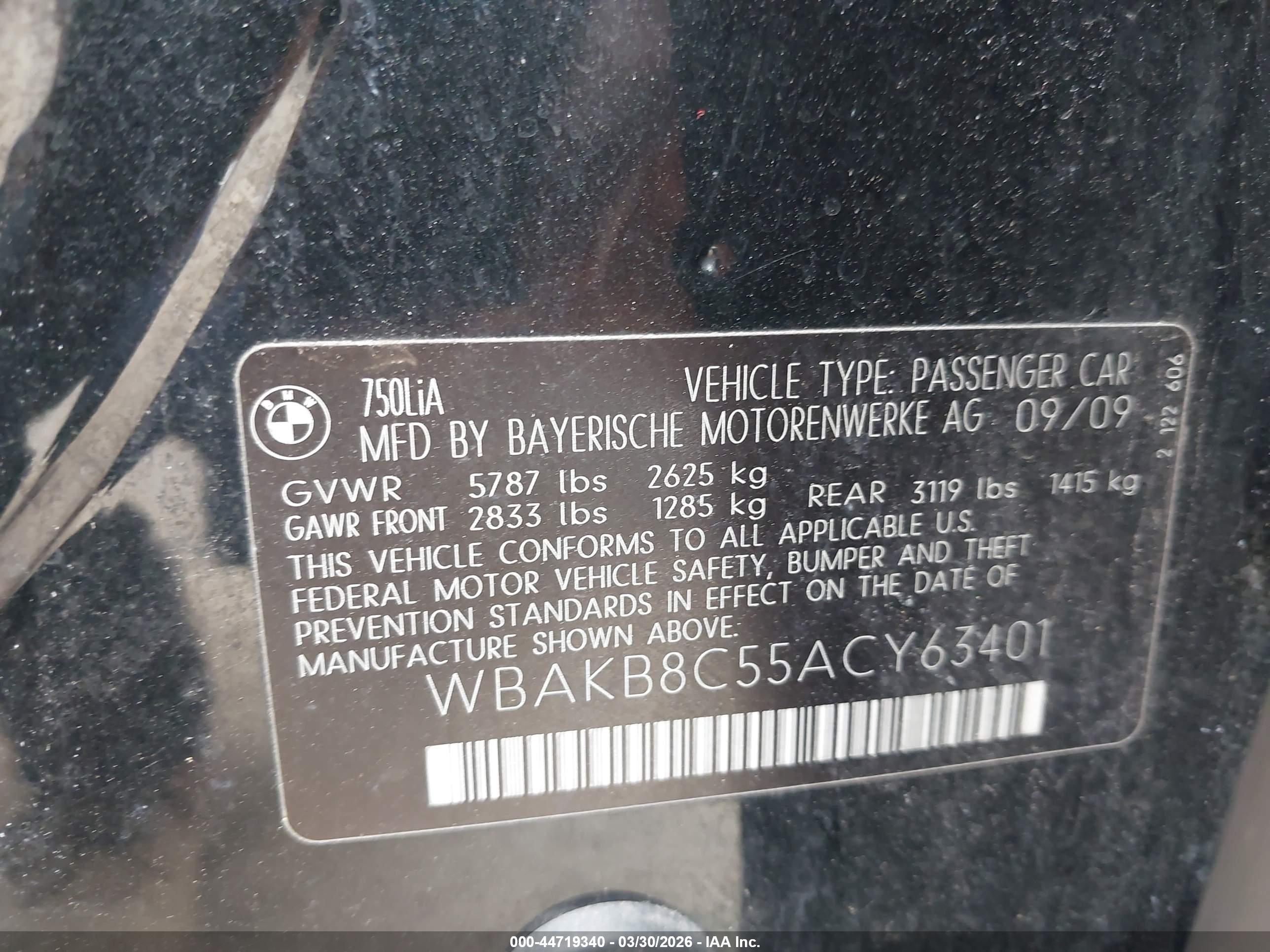 BMW 750LI image 9