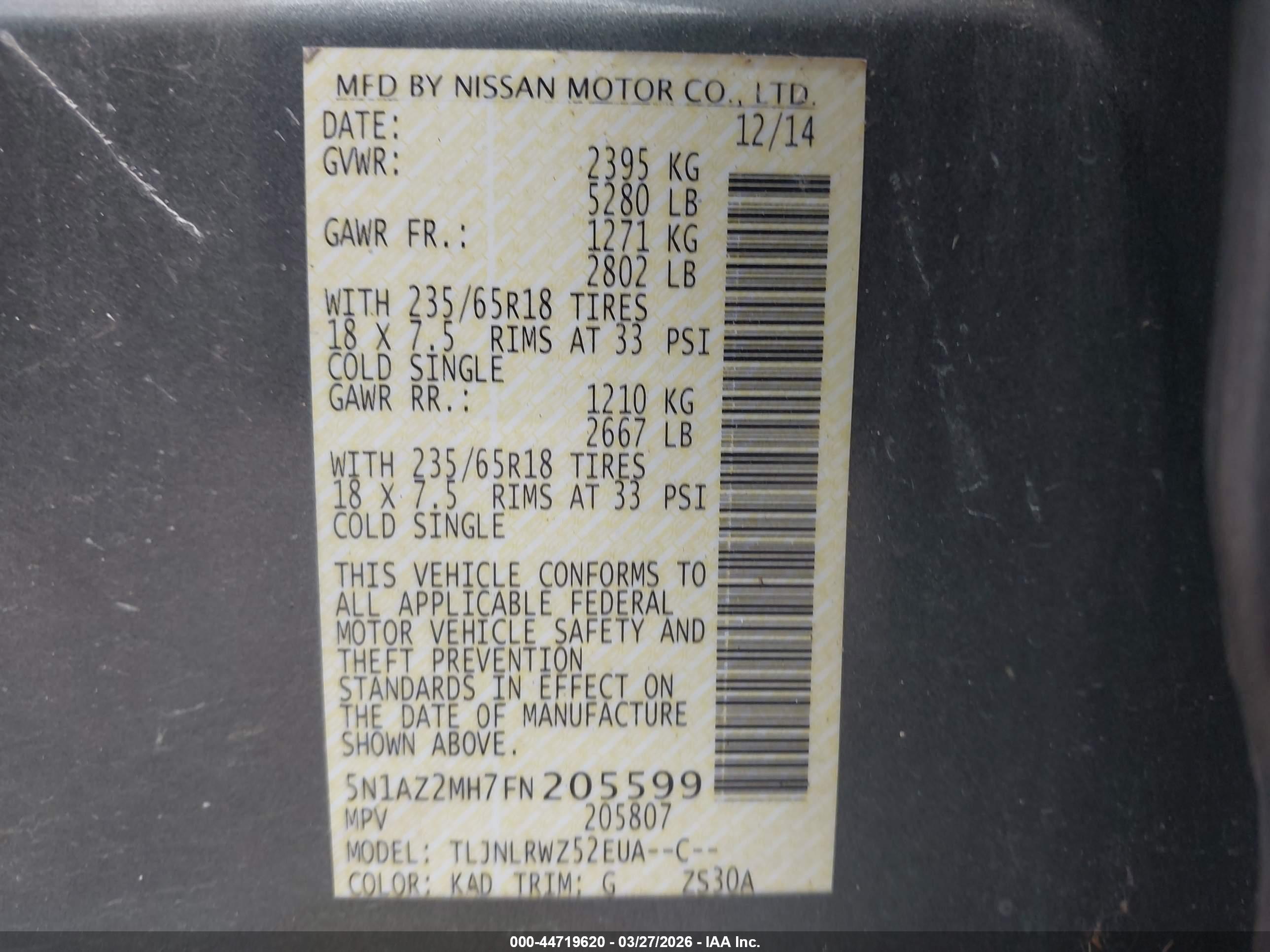 NISSAN MURANO image 9