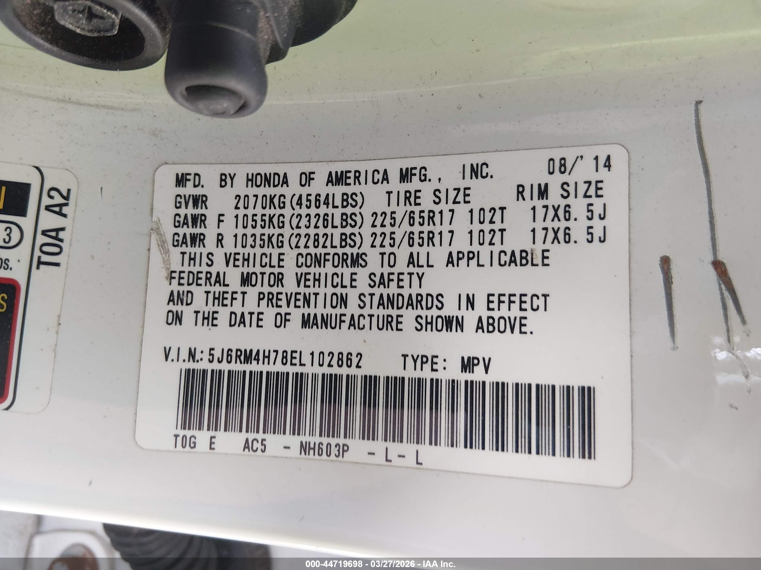HONDA CR-V image 9