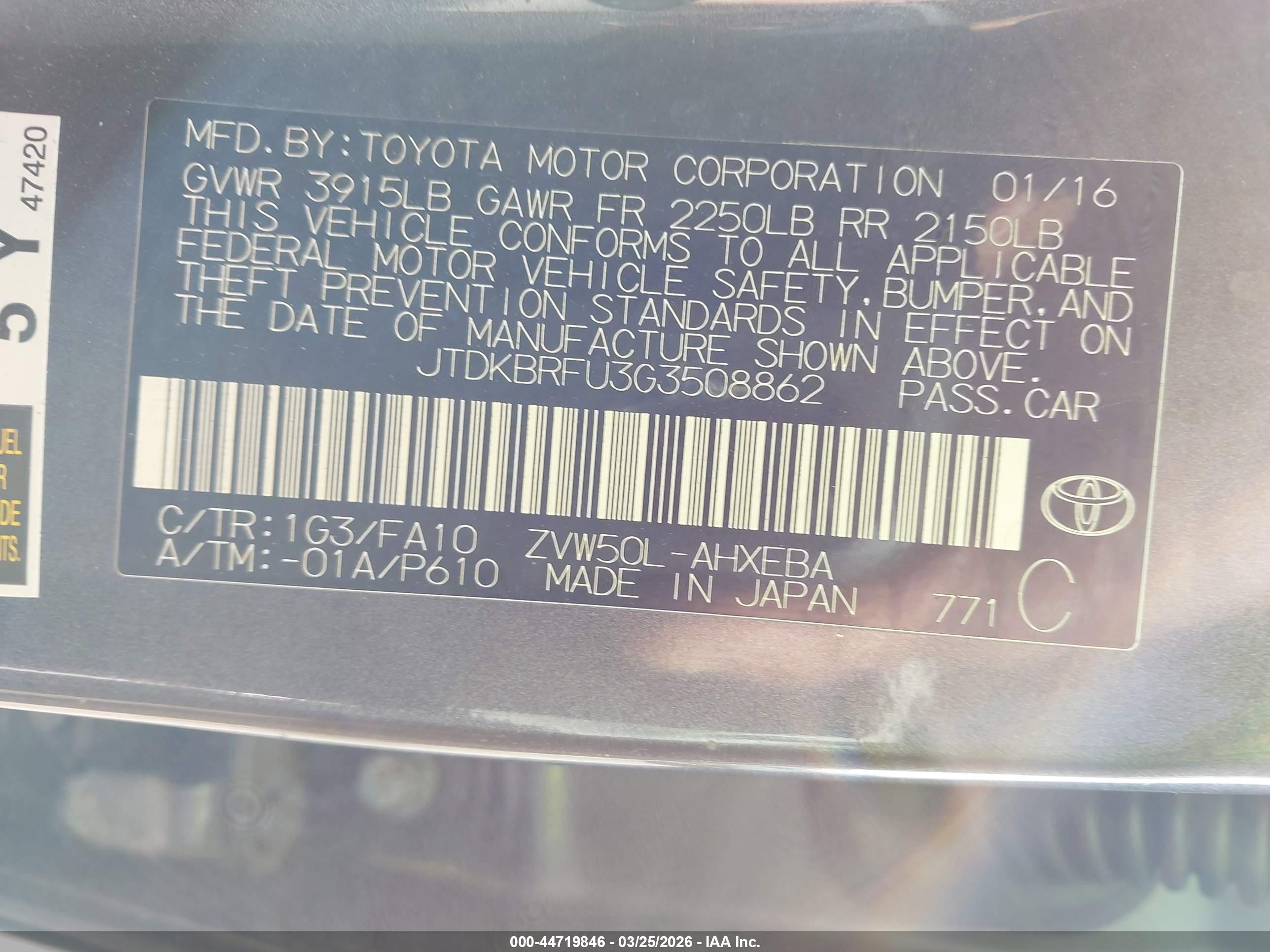 TOYOTA PRIUS image 9