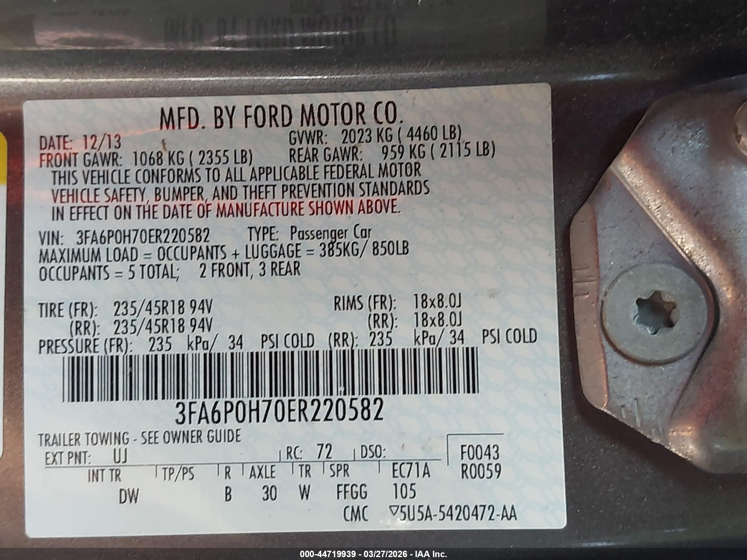 FORD FUSION image 9