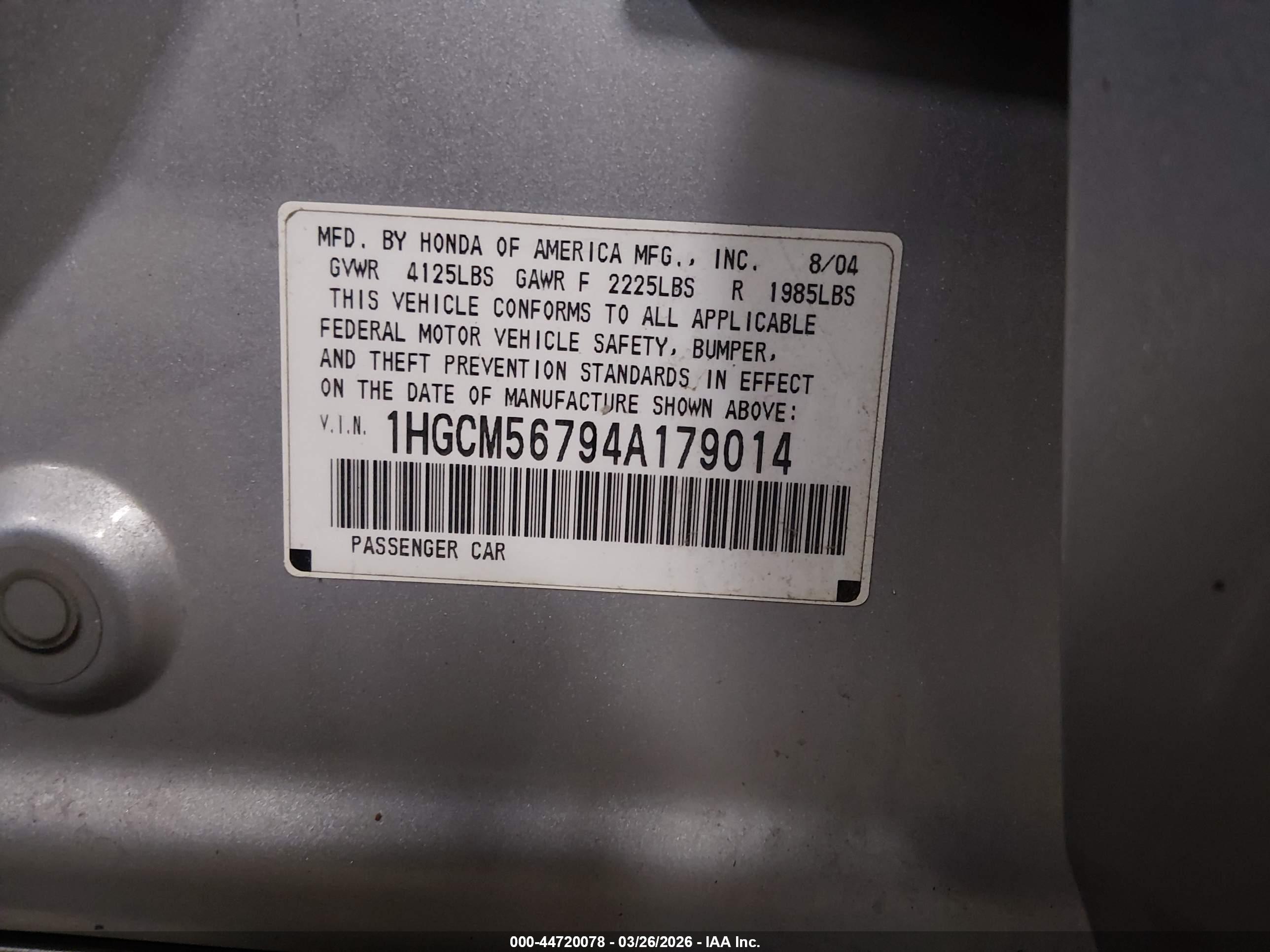 HONDA ACCORD image 9