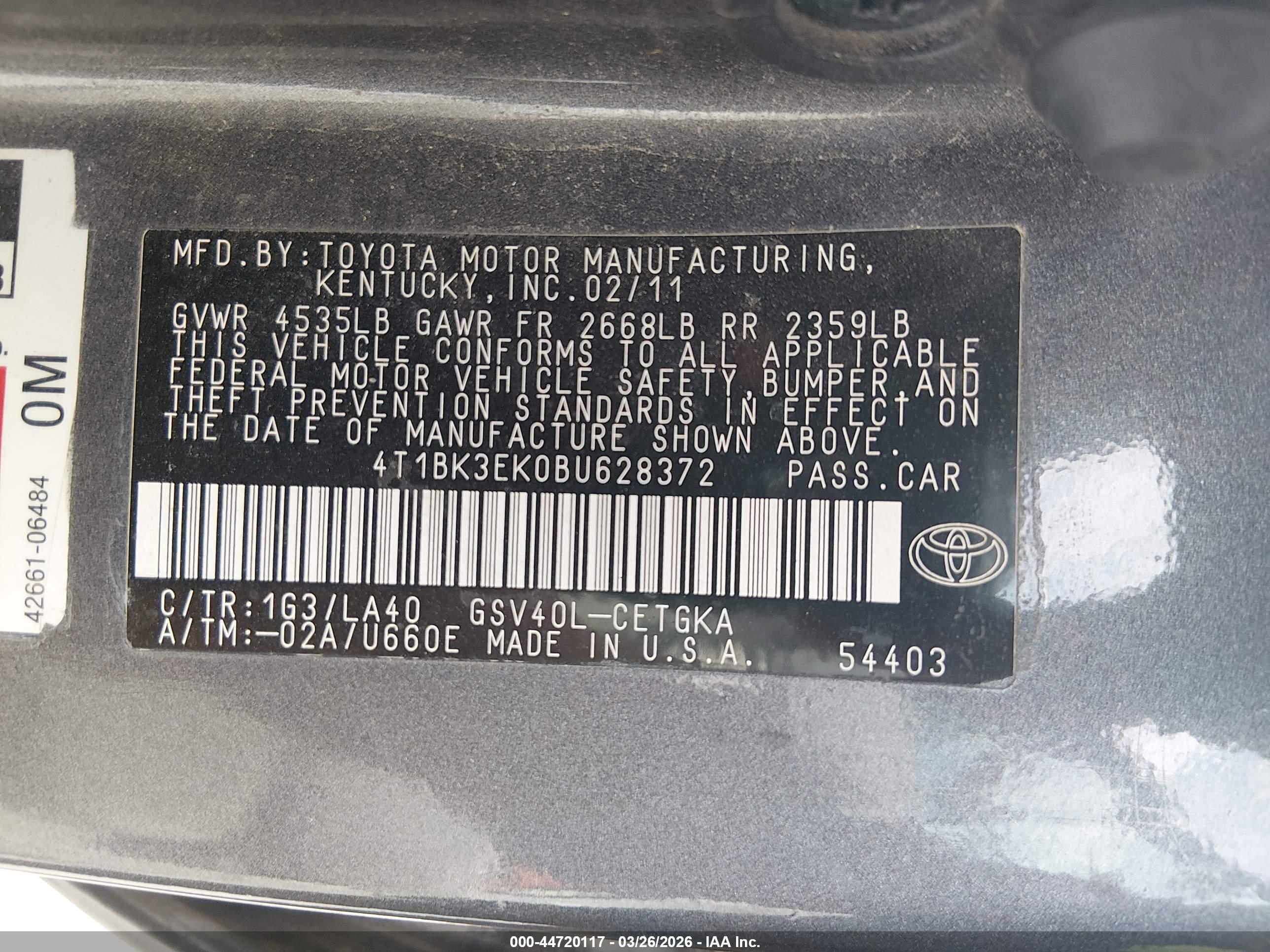 TOYOTA CAMRY image 9