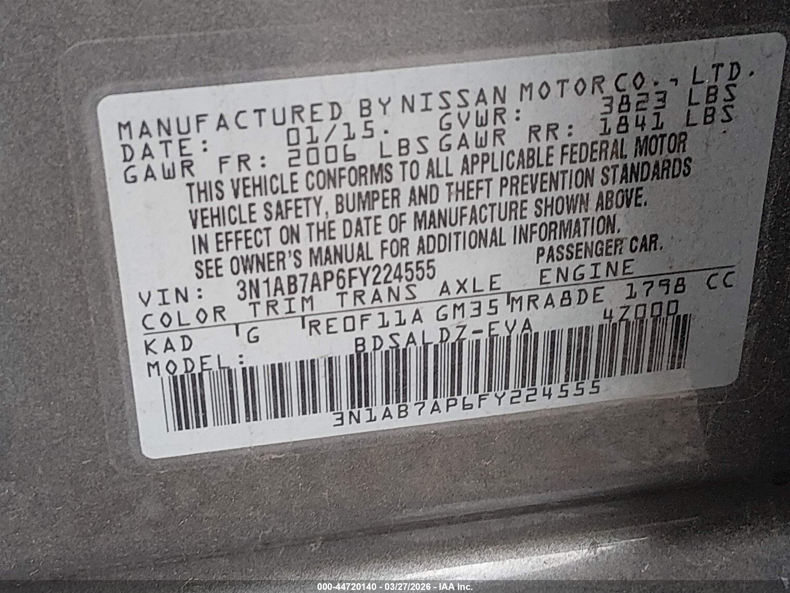 NISSAN SENTRA image 9