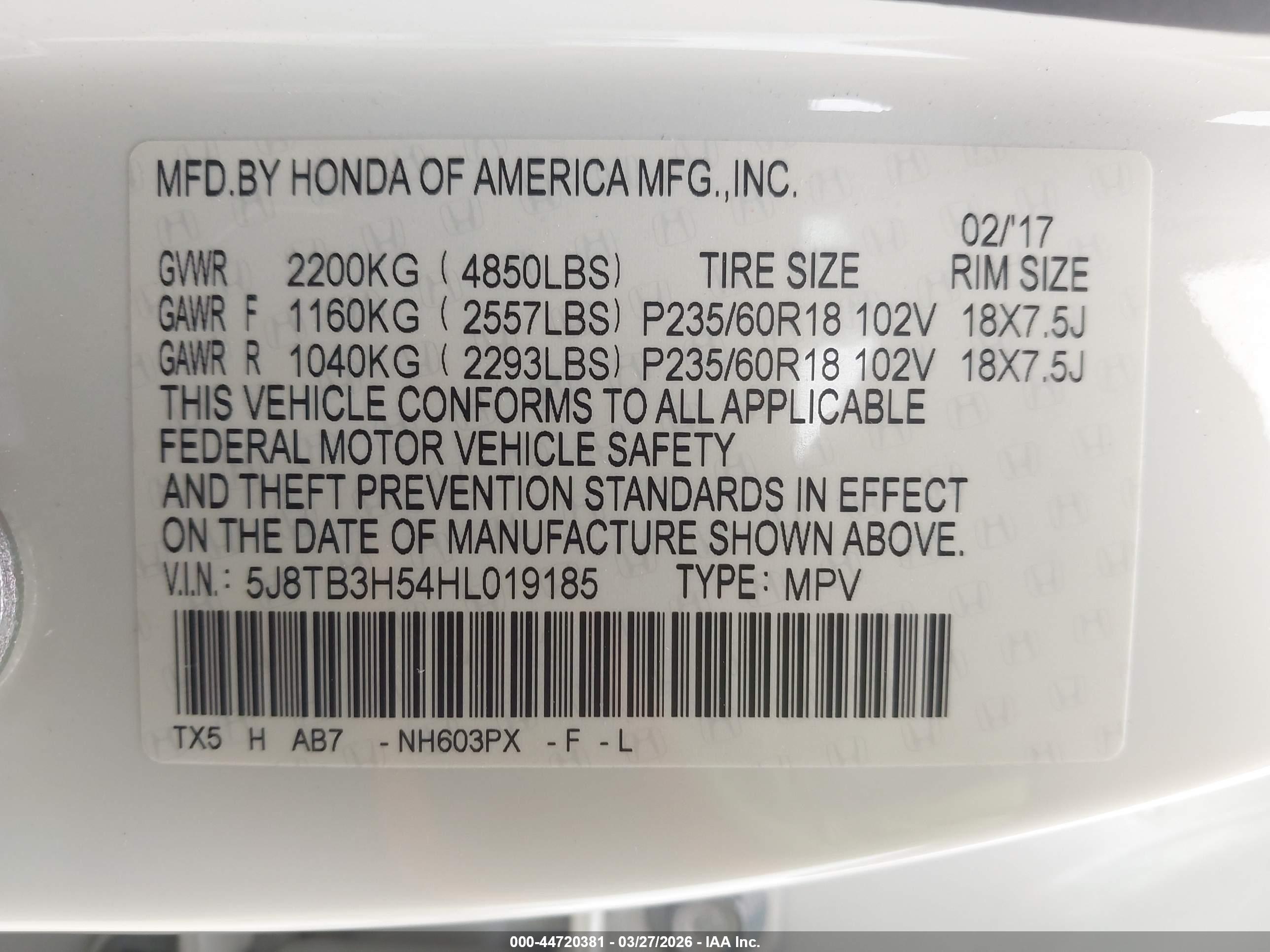 ACURA RDX image 9