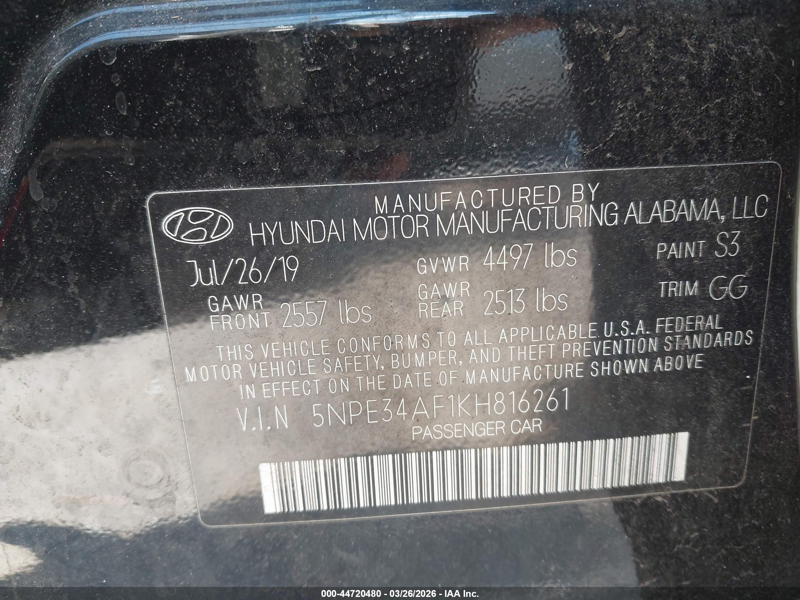HYUNDAI SONATA image 9