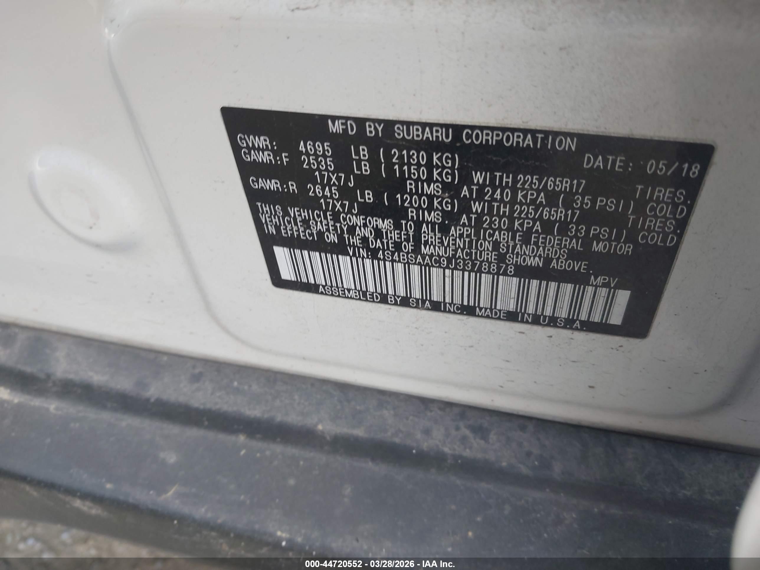 SUBARU OUTBACK image 9