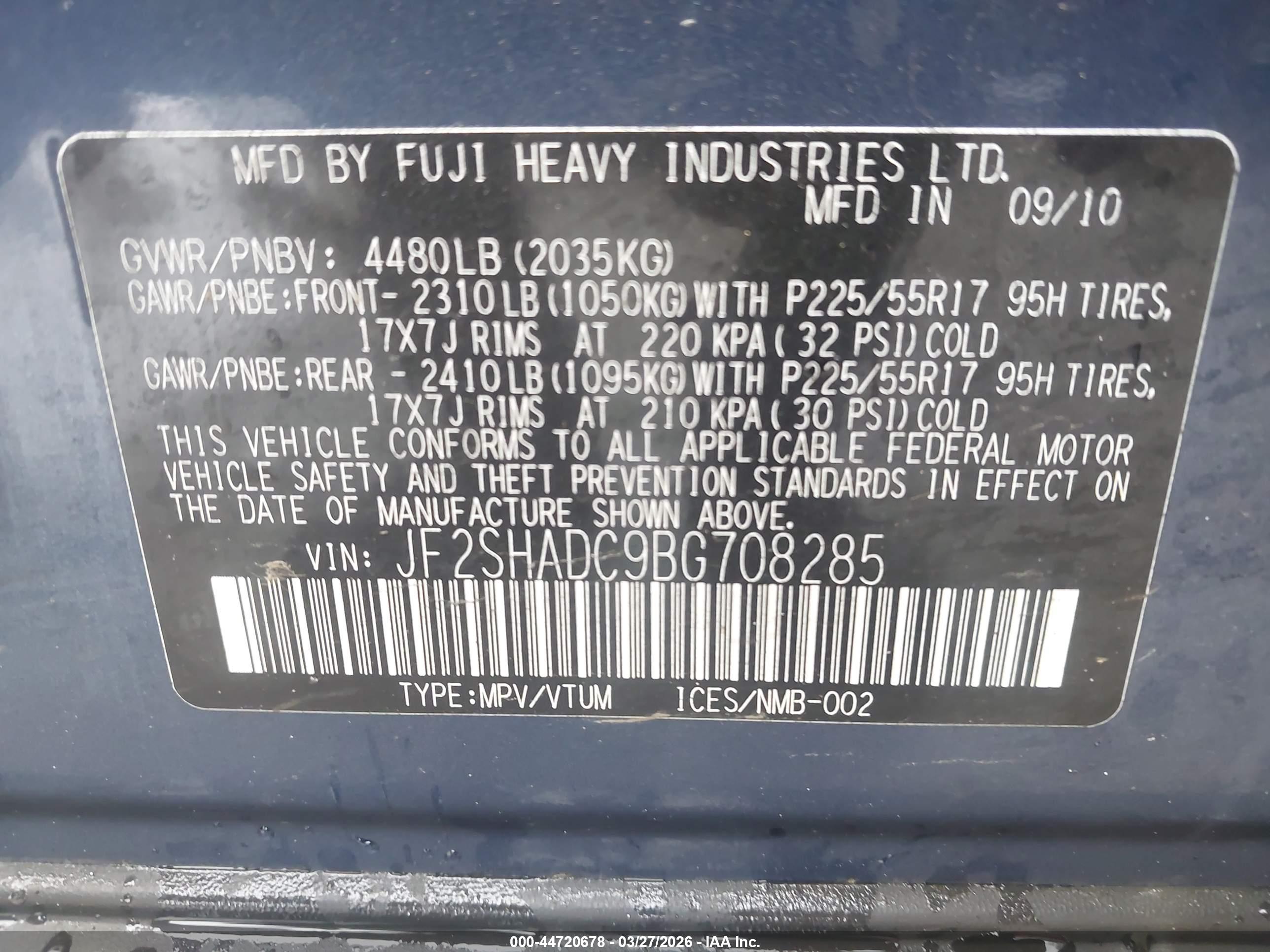 SUBARU FORESTER image 9