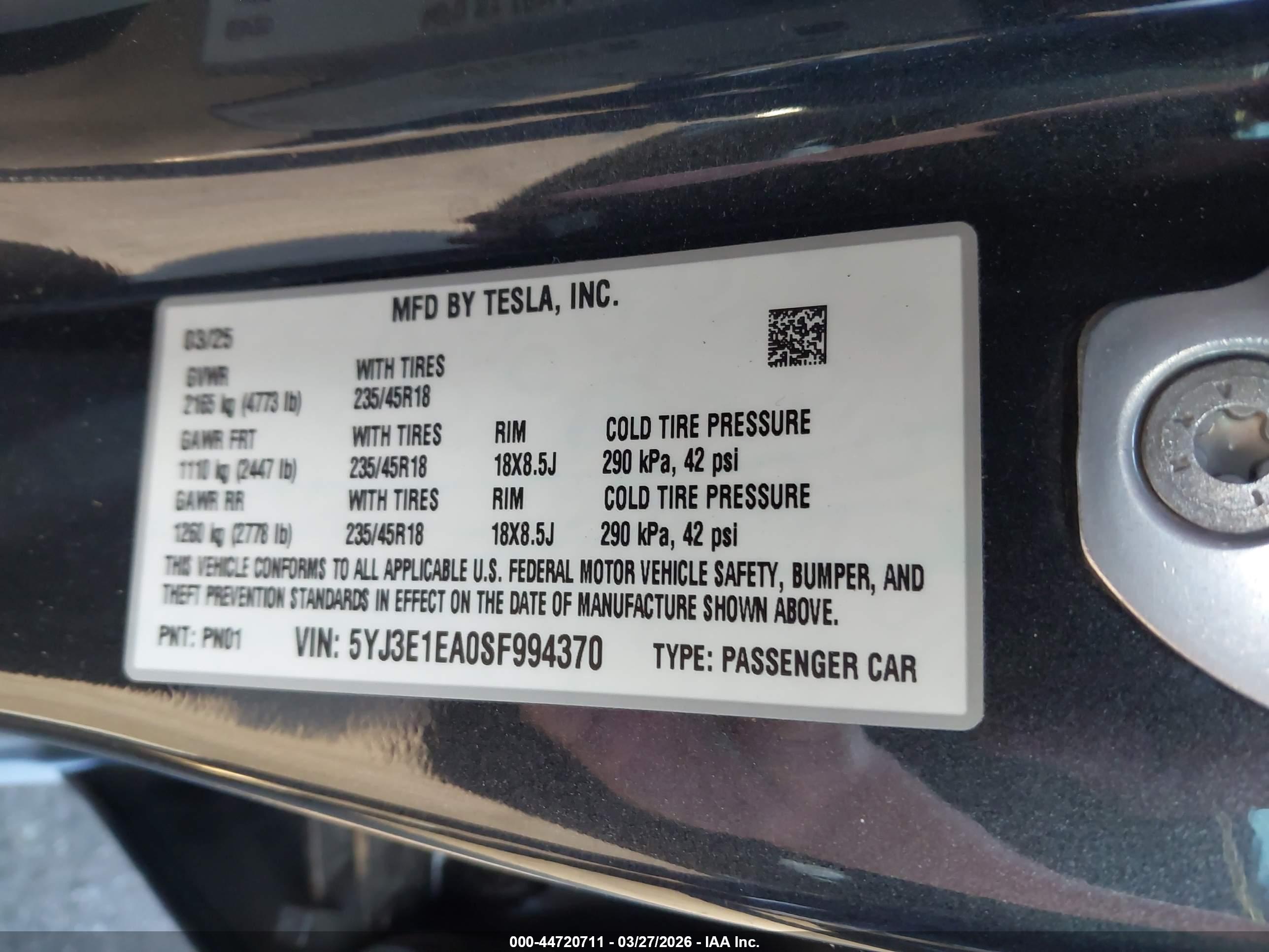 TESLA MODEL image 9