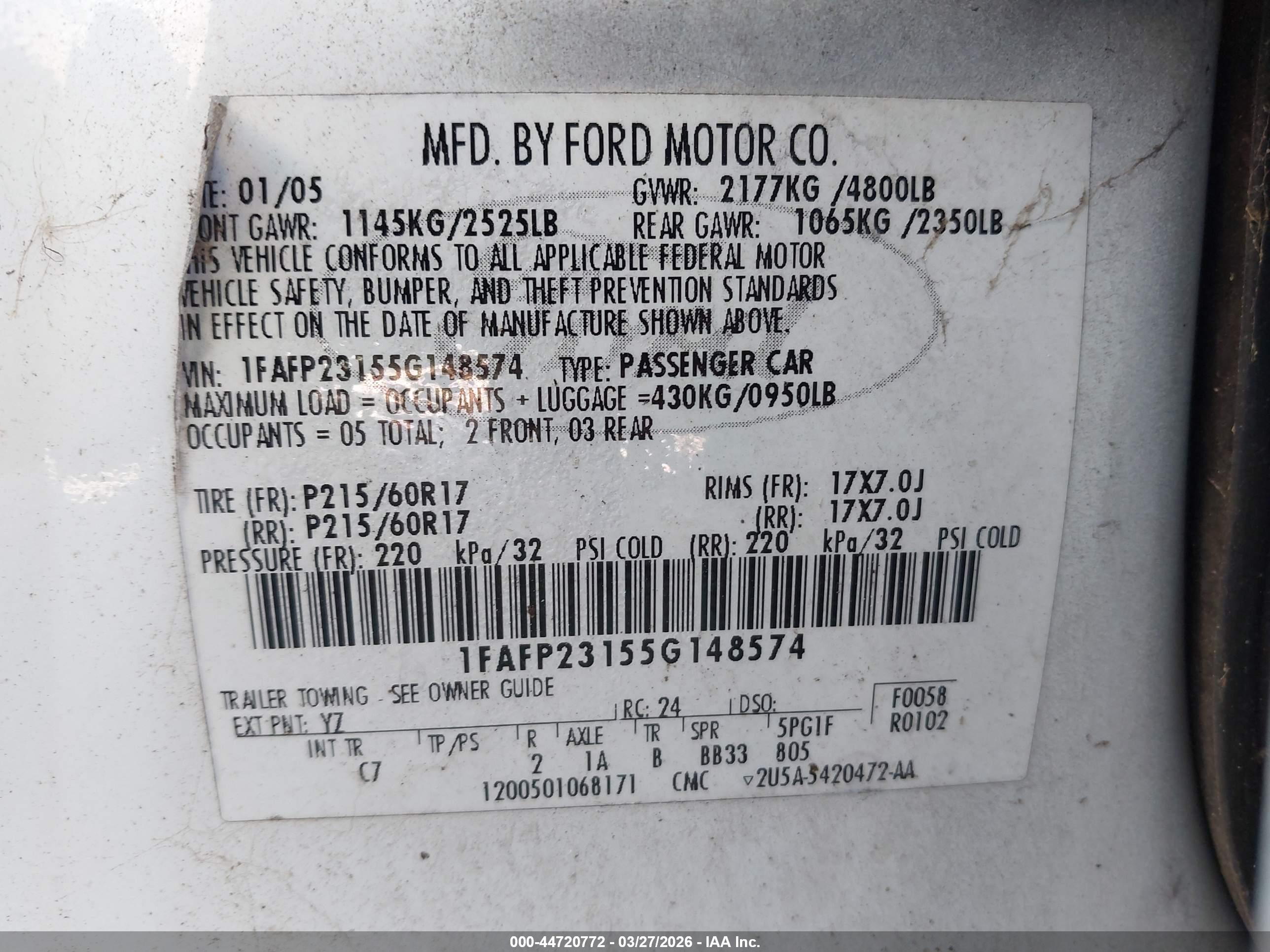 FORD FIVE image 9