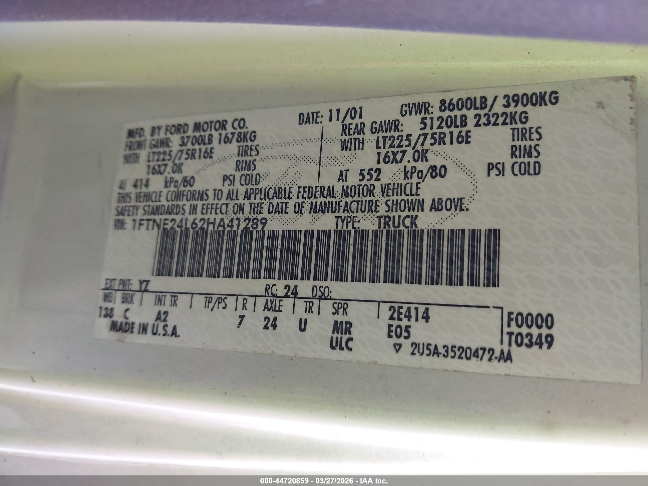 FORD E-250 image 9